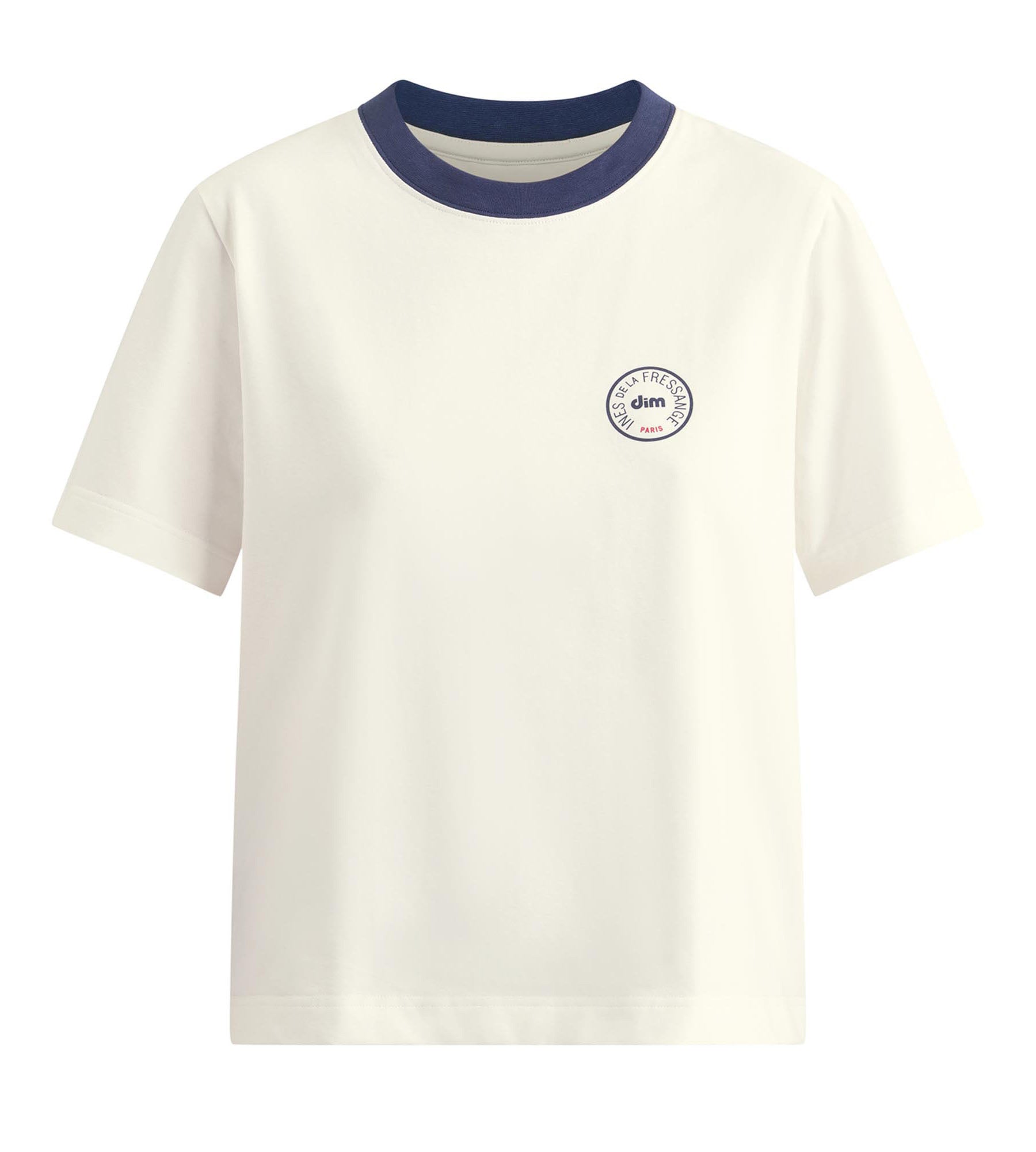DIM T-shirt da donna Dim x Inès de La Fressange in madreperla blu