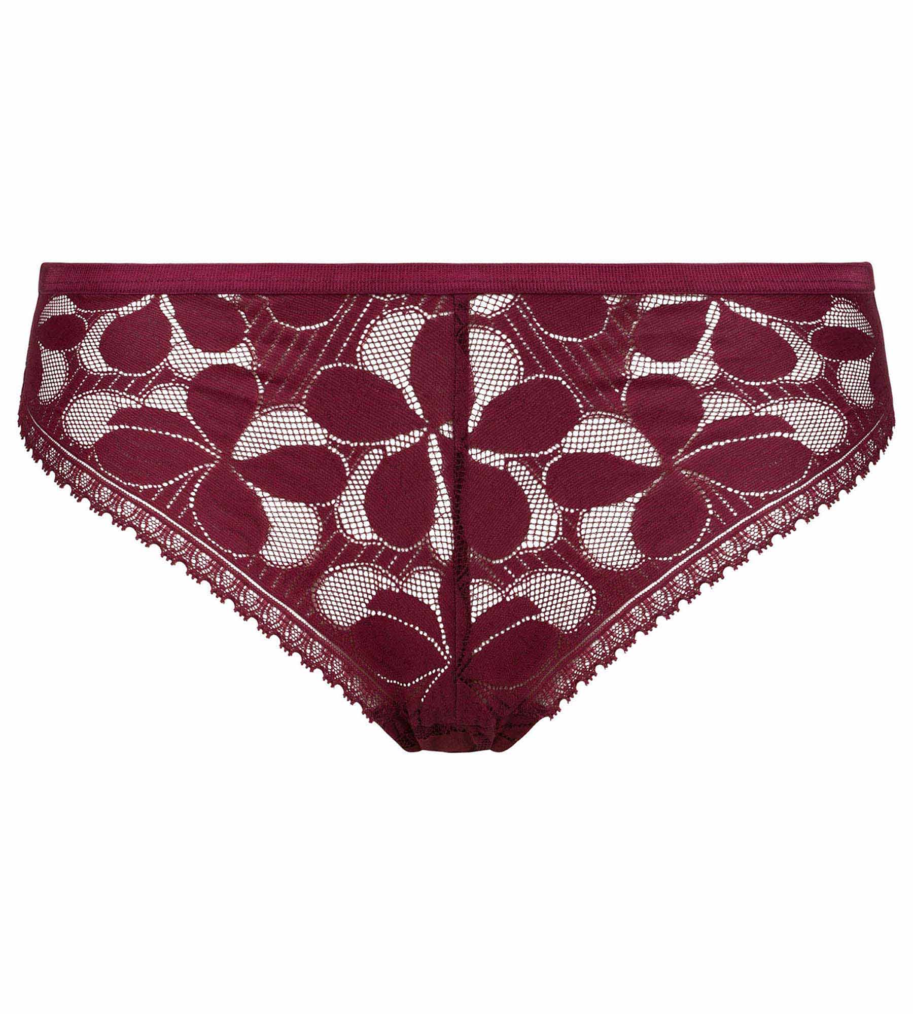 DIM Slip da donna trasparente Fig Art Flowers