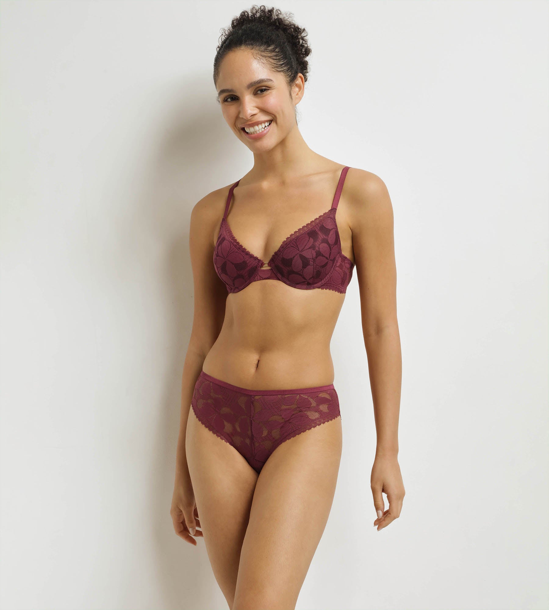 DIM Reggiseni a balconcino con ferretto Art Flowers Fig