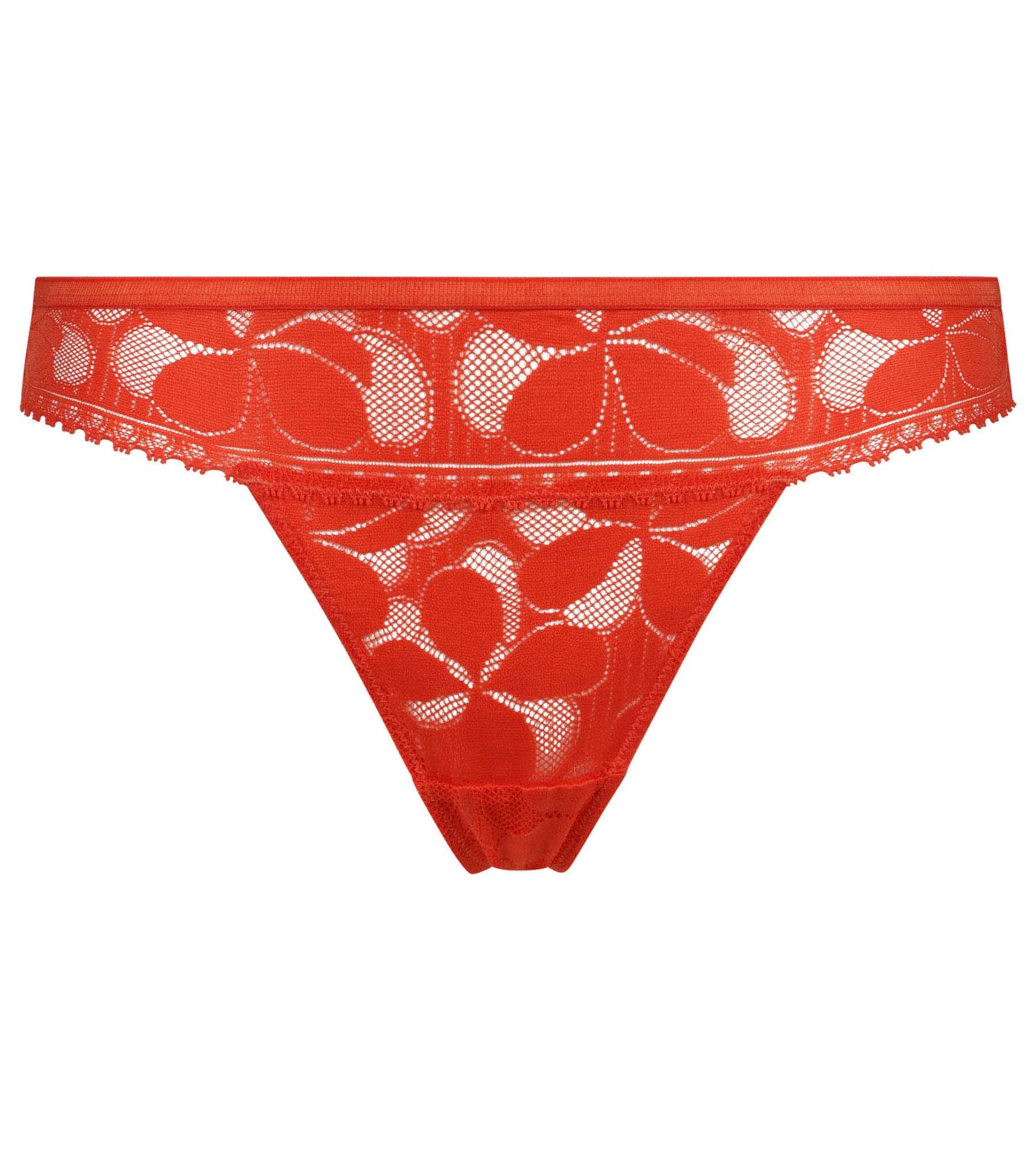 DIM Perizoma da donna Art Flowers arancione