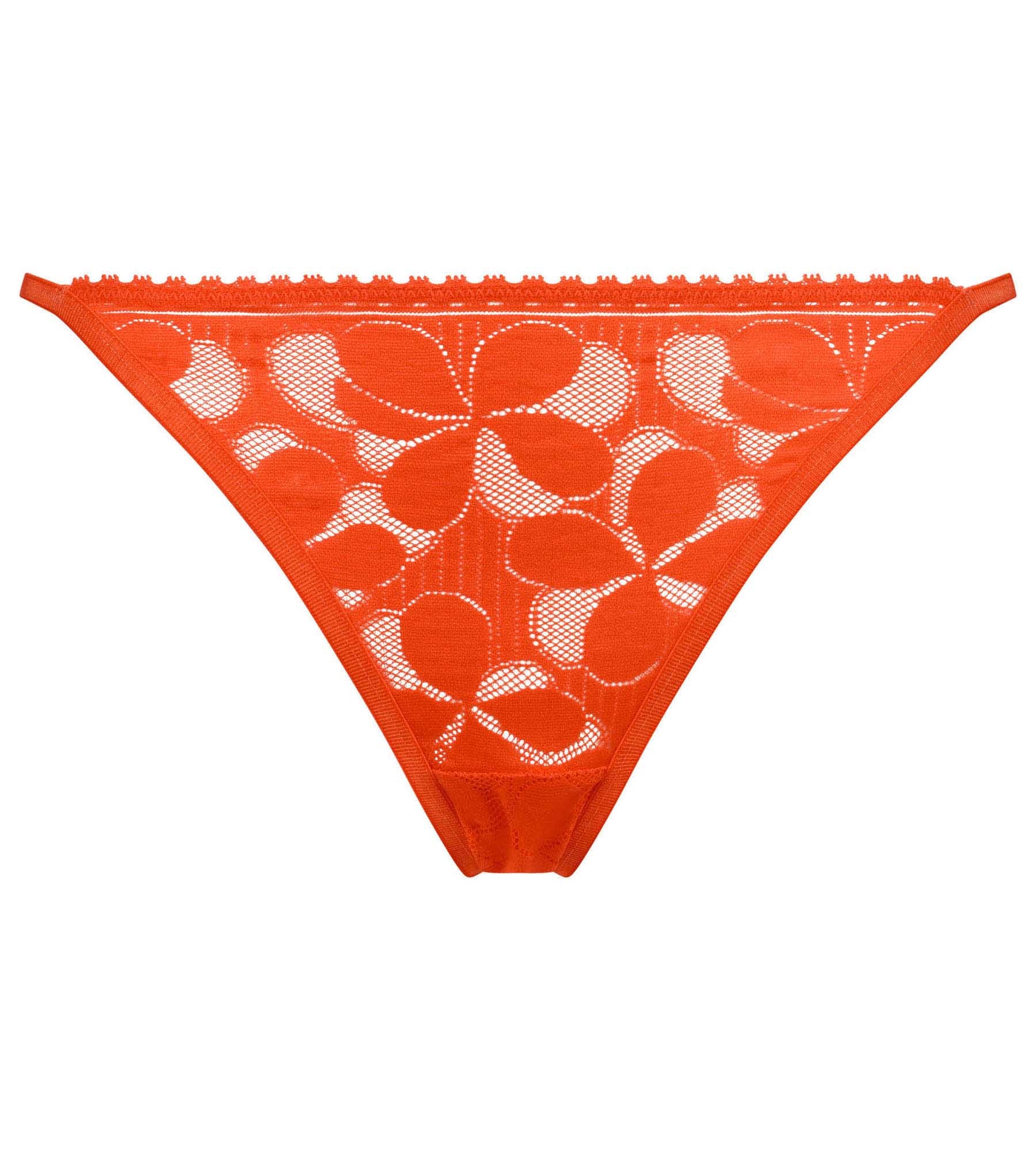 DIM Tanga da donna Art Flowers arancione