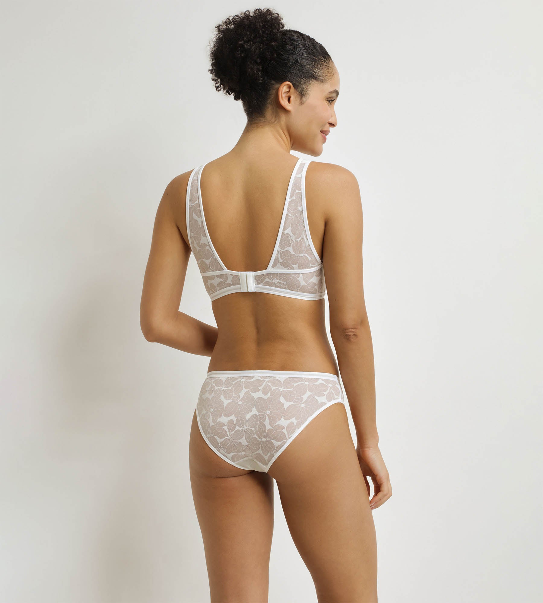 DIM Reggiseno bianco con ferretto Dim Bloom