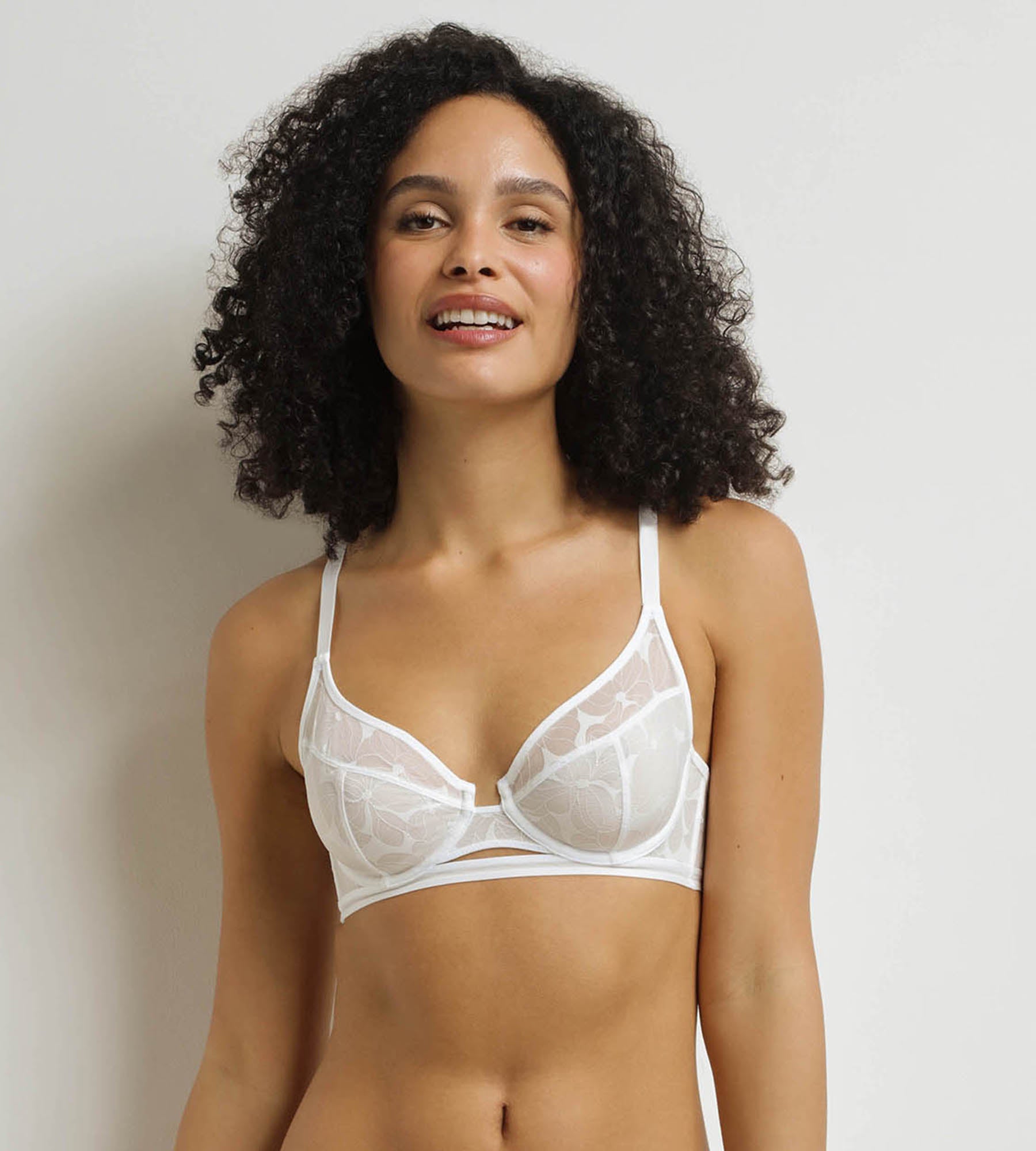 DIM Reggiseni push-on con ferretto Bianco Dim Bloom