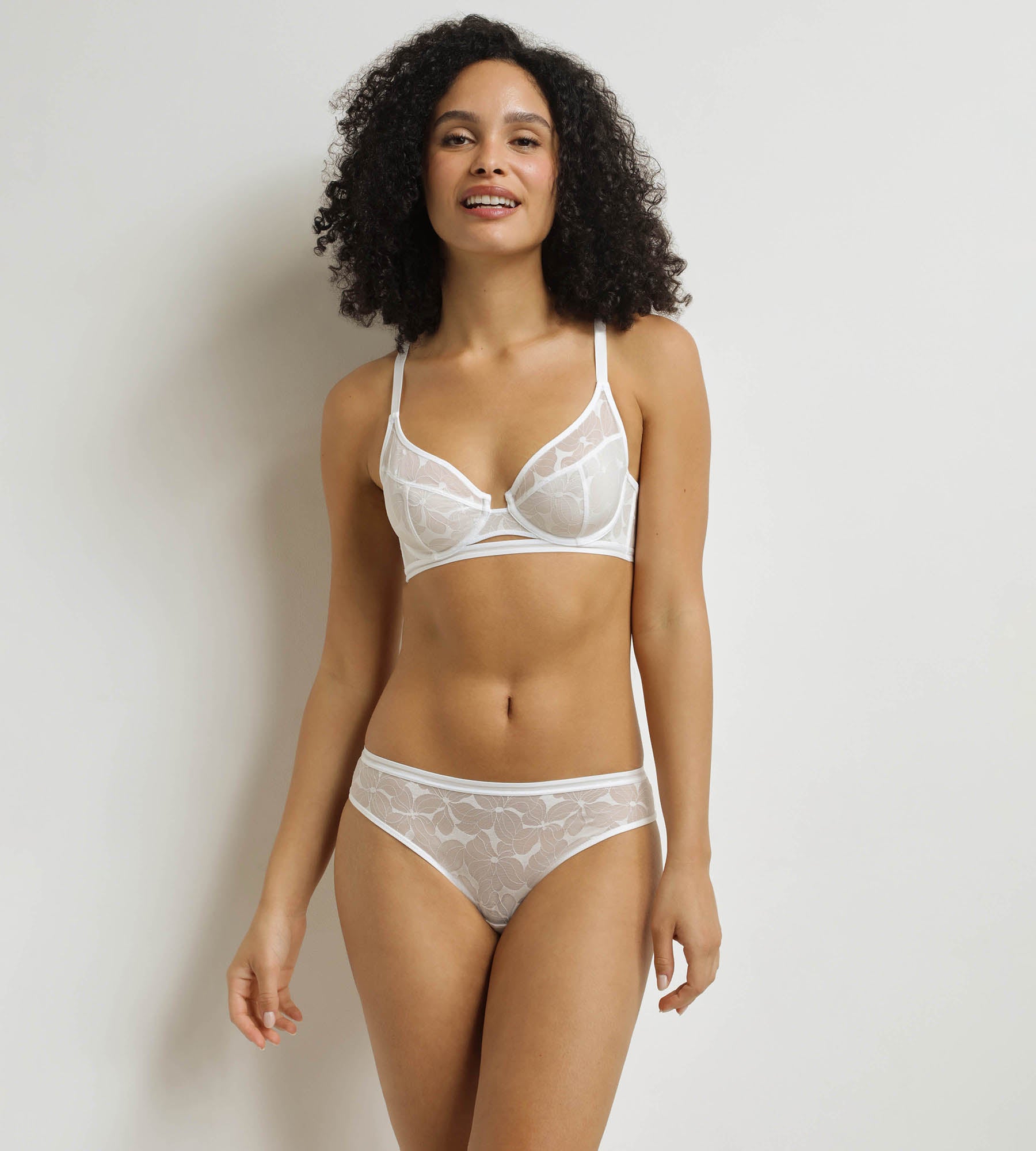 DIM Reggiseni push-on con ferretto Bianco Dim Bloom
