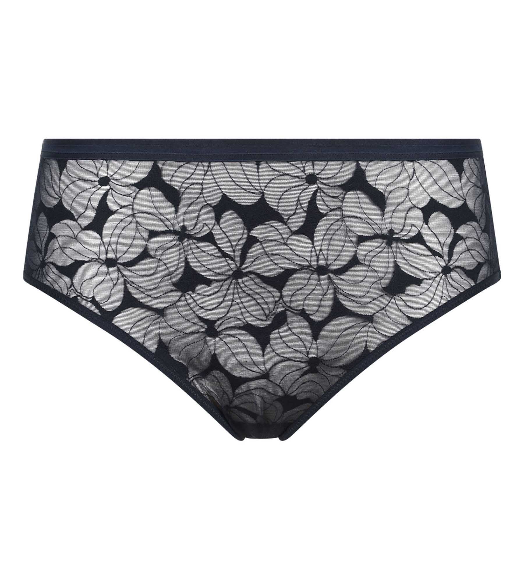 DIM Slip da donna a vita alta Blu Dim Bloom