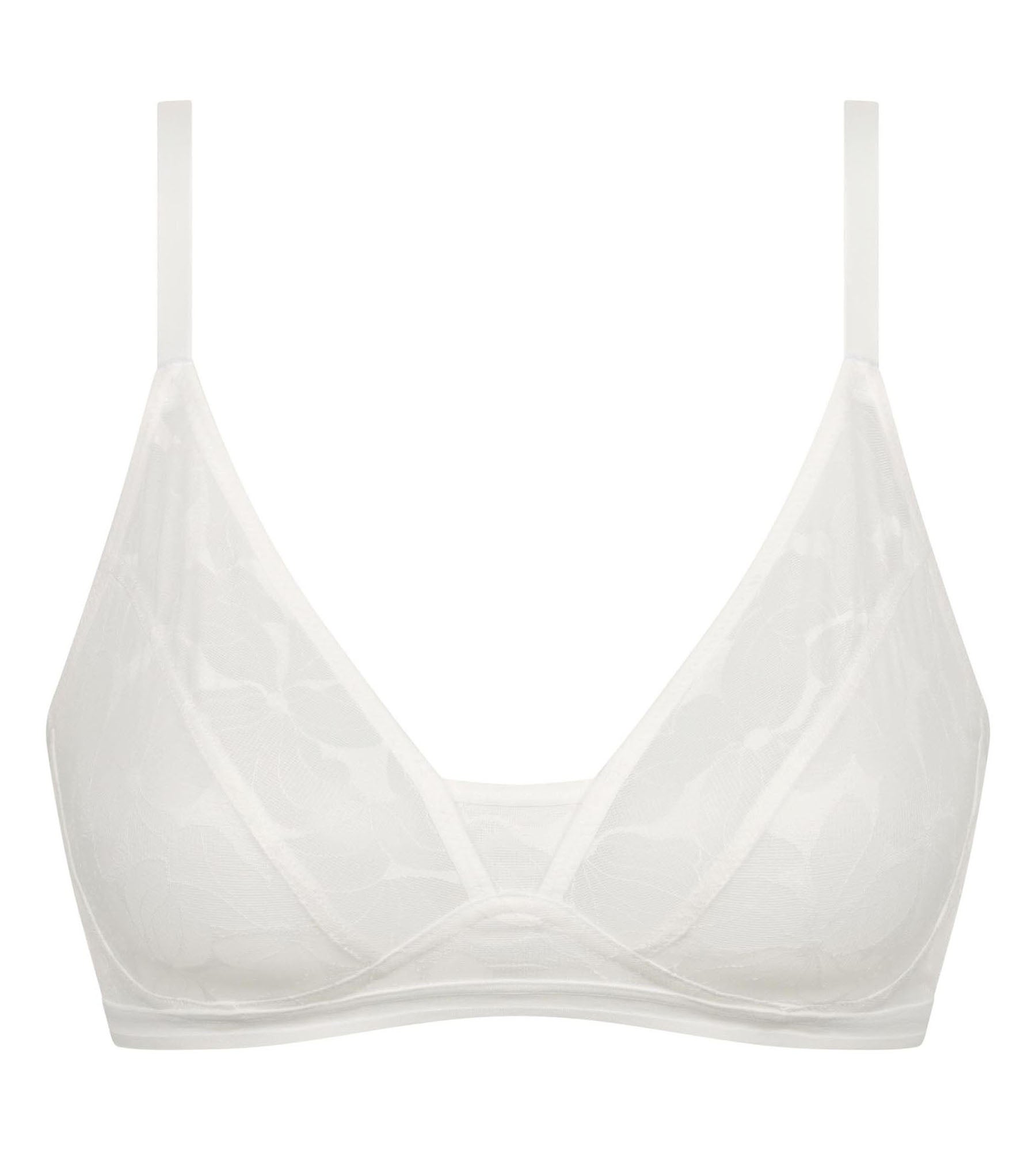 DIM Reggiseni a triangolo bianchi senza ferretto Dim Bloom