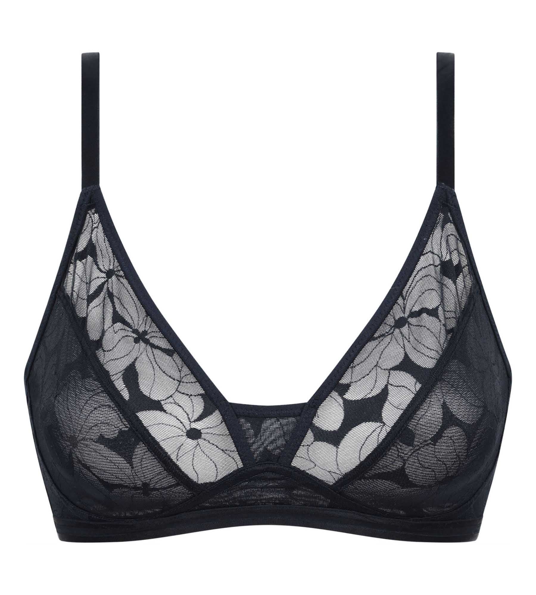 DIM Reggiseno a triangolo senza ferretto Dim Bloom blu