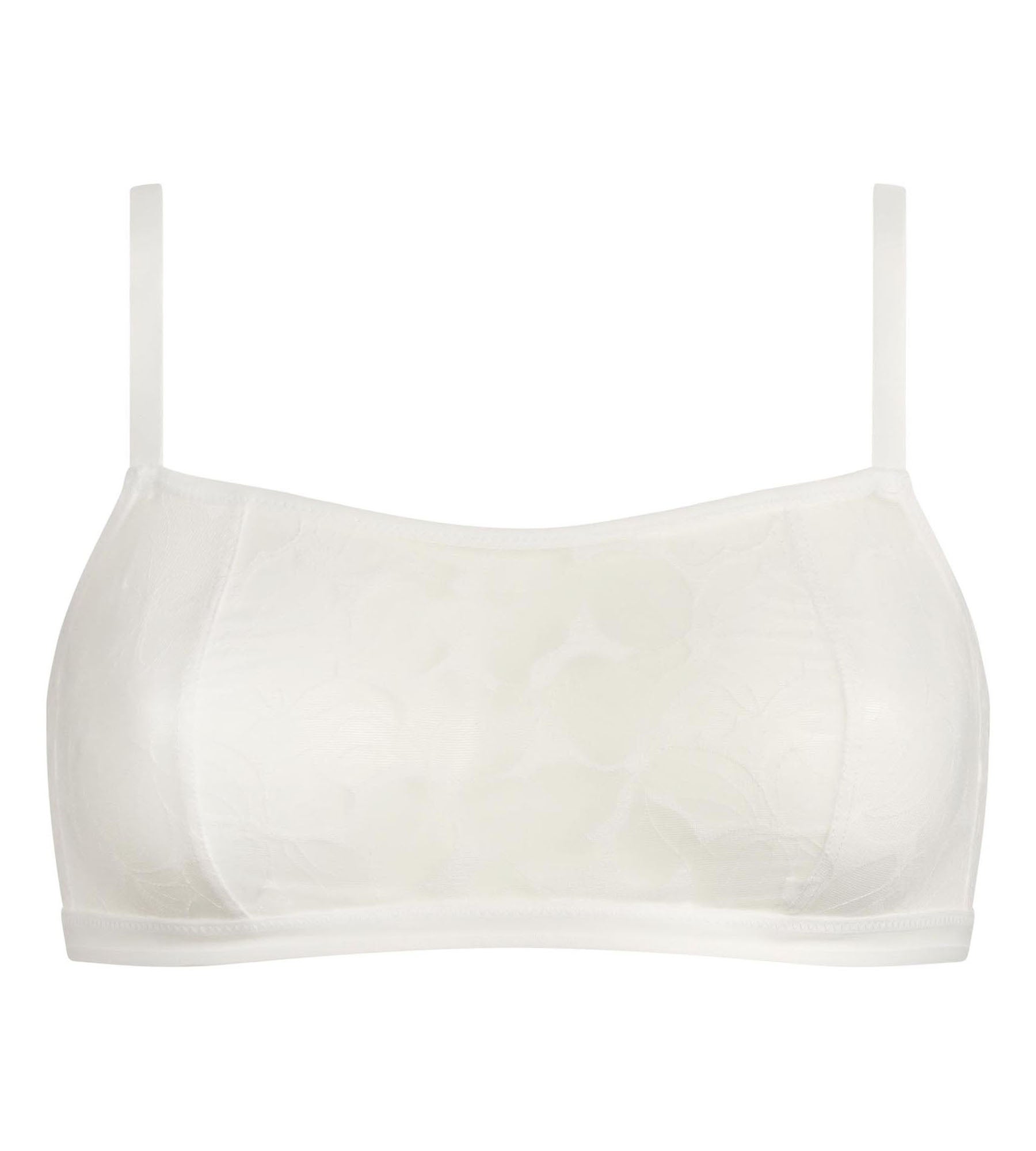 DIM Reggiseno senza ferretto Donna Bianco Dim Bloom