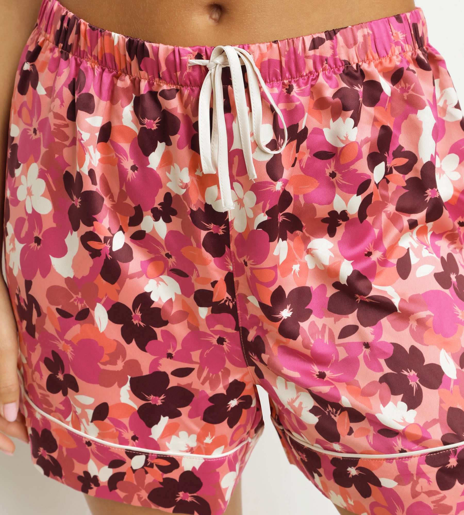 DIM Pantaloncini del pigiama da donna a fiori Fig Don't Disturb
