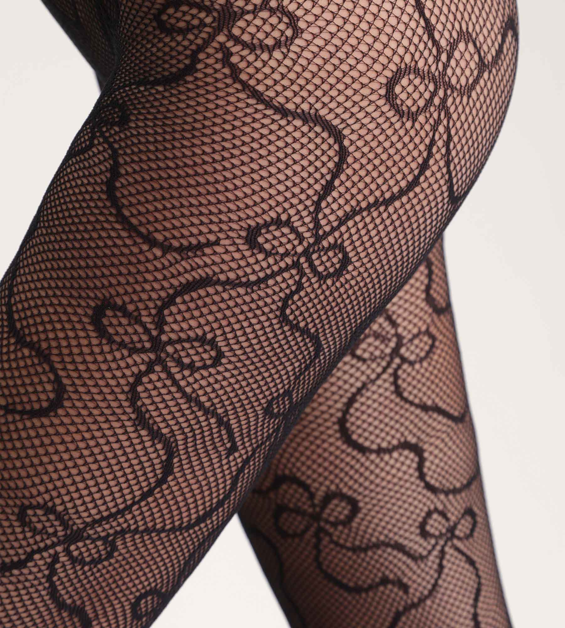 DIM Collant con fiocco nero Dim Style