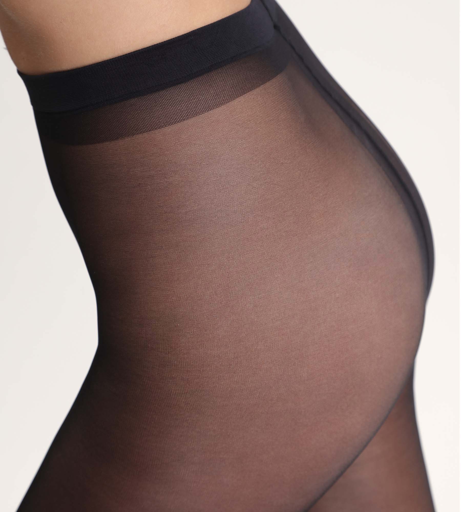 DIM Diam's Silhouette Fuselée collant nero coprente