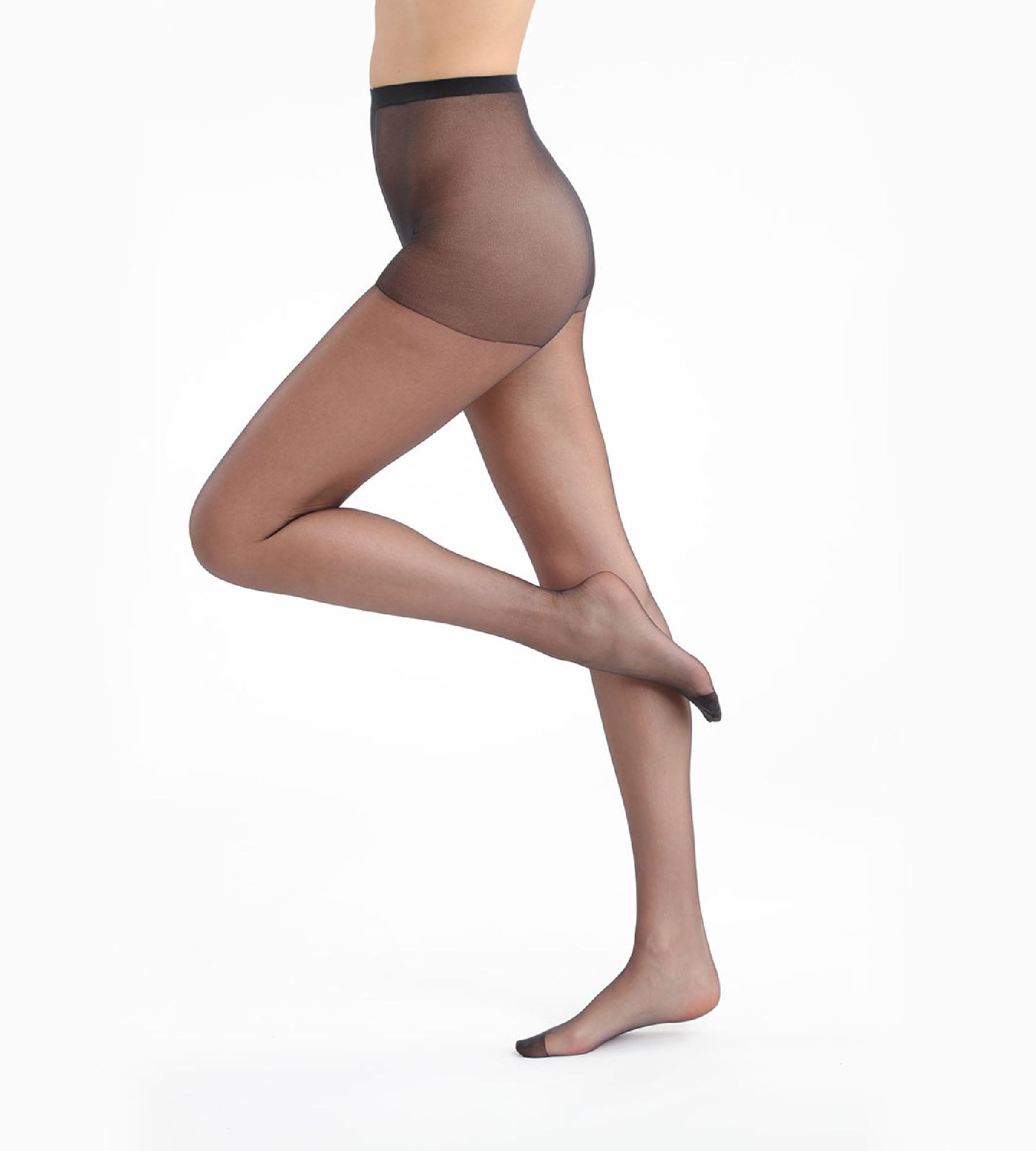 DIM Collant trasparente in voile nero Mes Essentiels by DIM 15D