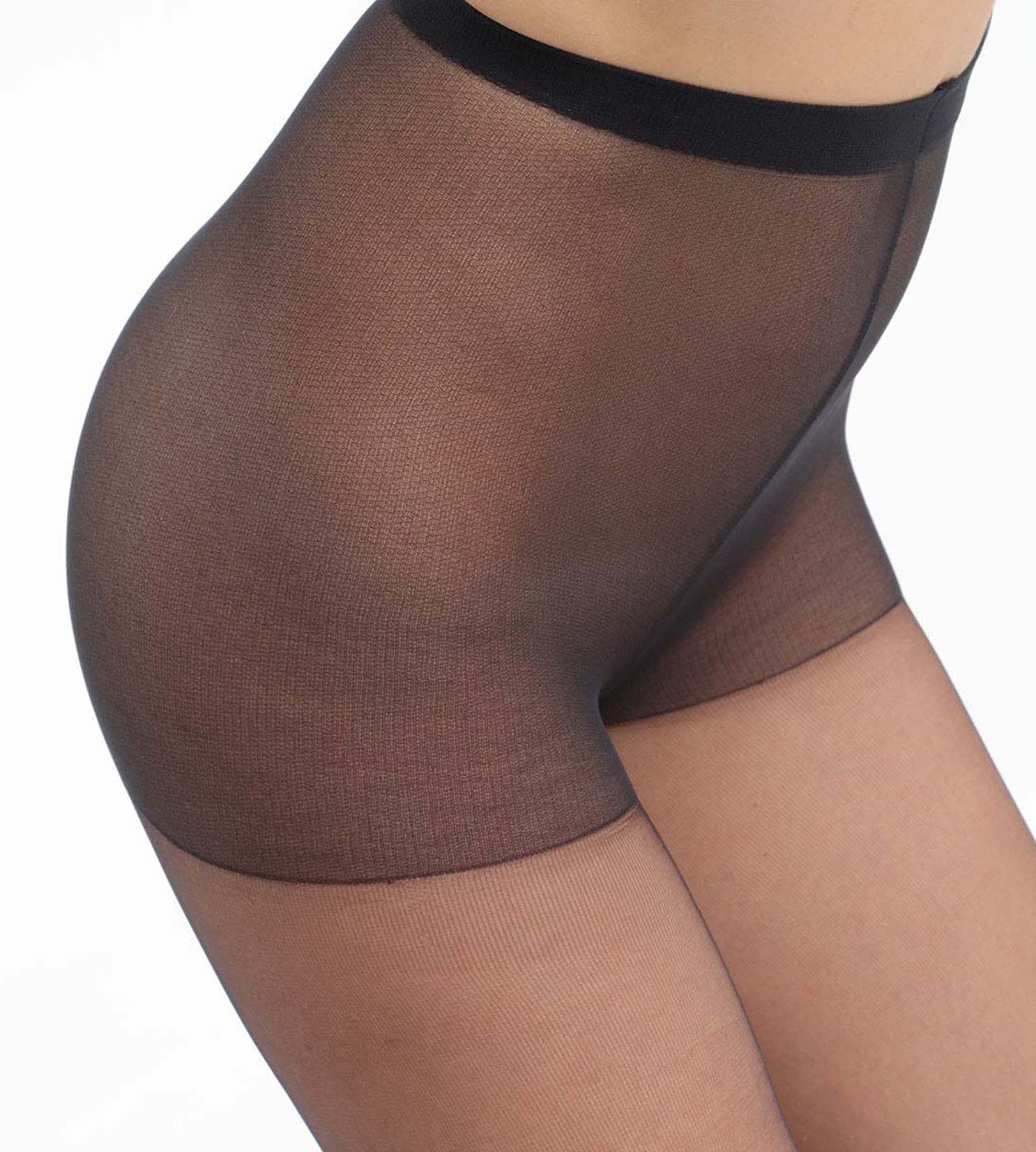 DIM Collant trasparente in voile nero Mes Essentiels by DIM 15D