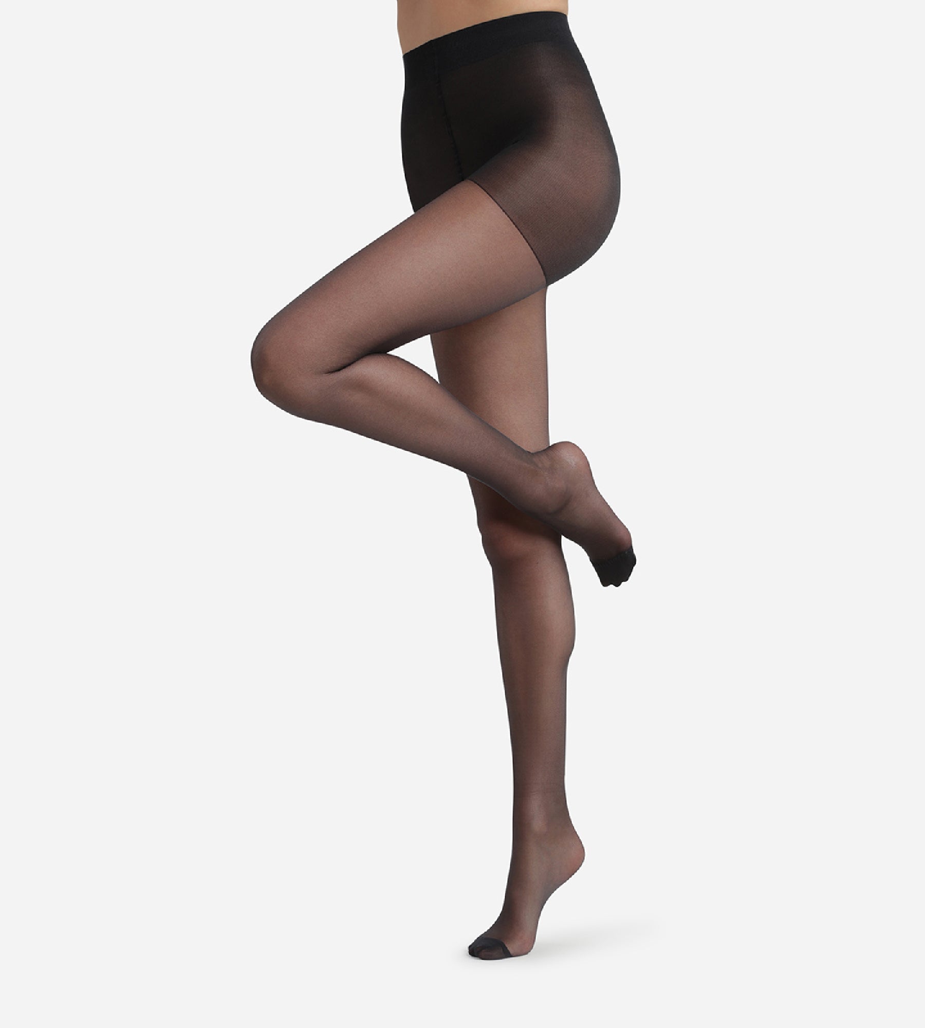 DIM Collant Diam's Voile Galbé nero 22D