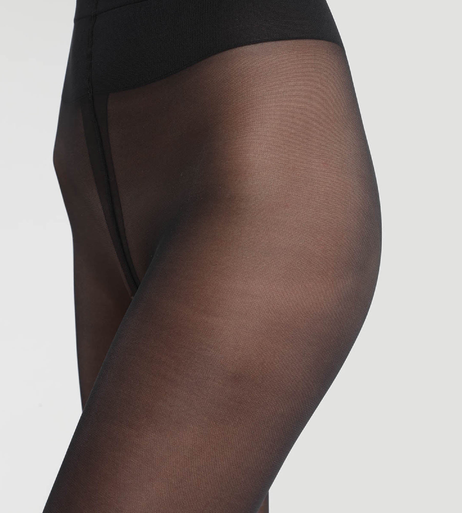 DIM Diam's Collant nero con gamba affusolata 25D