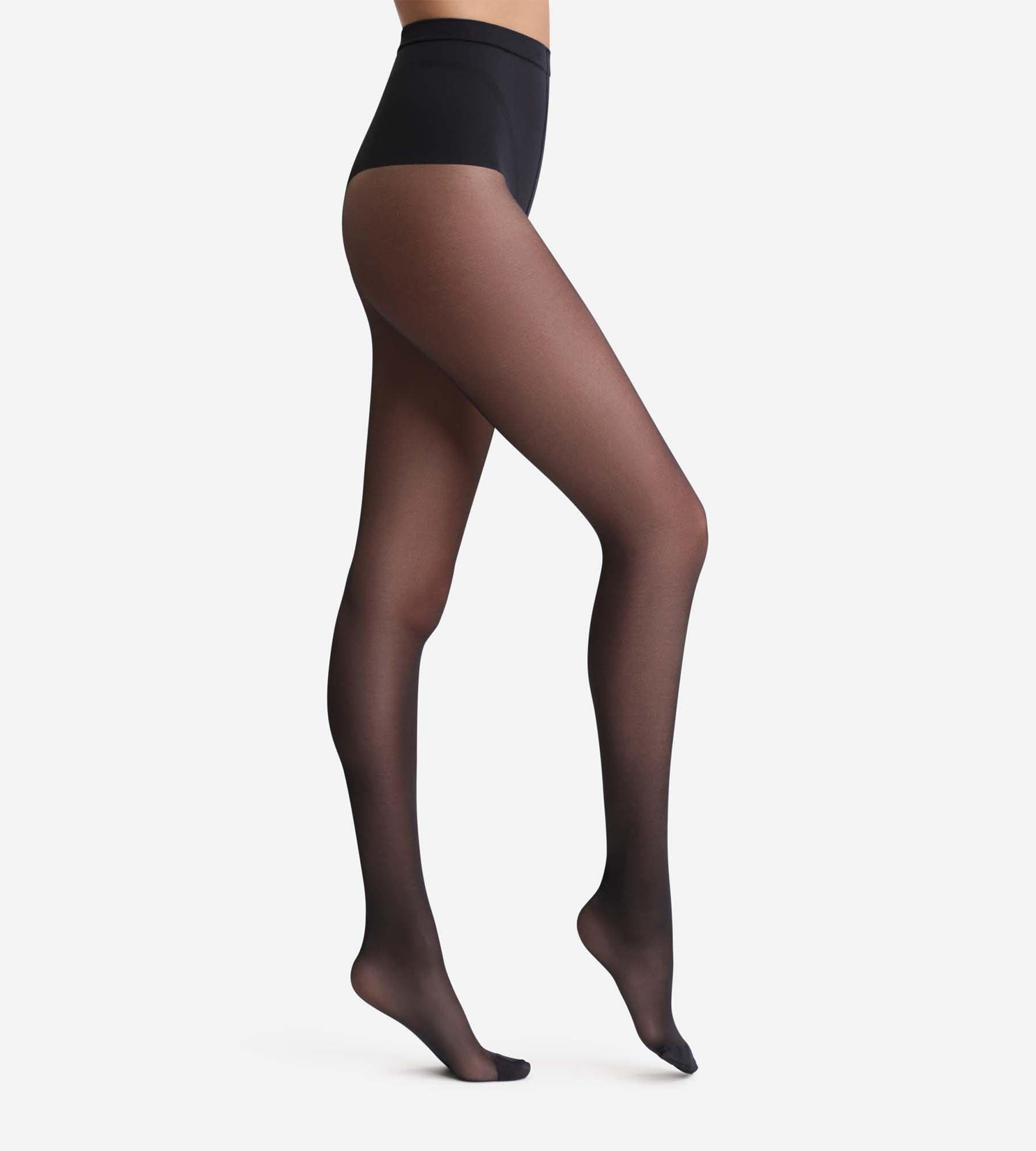 DIM Collant Diam's Nero Pancia Piatta 25D