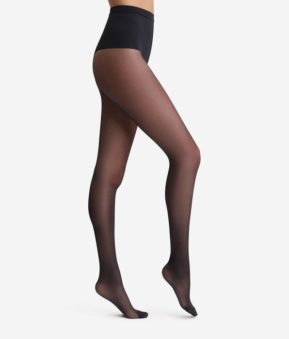 DIM Collant Diam's Nero Pancia Piatta 25D