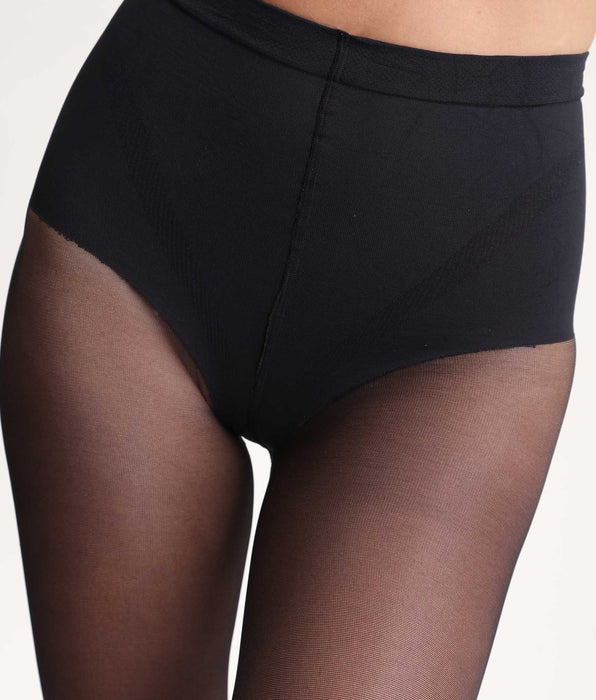 DIM Collant Diam's Nero Pancia Piatta 25D