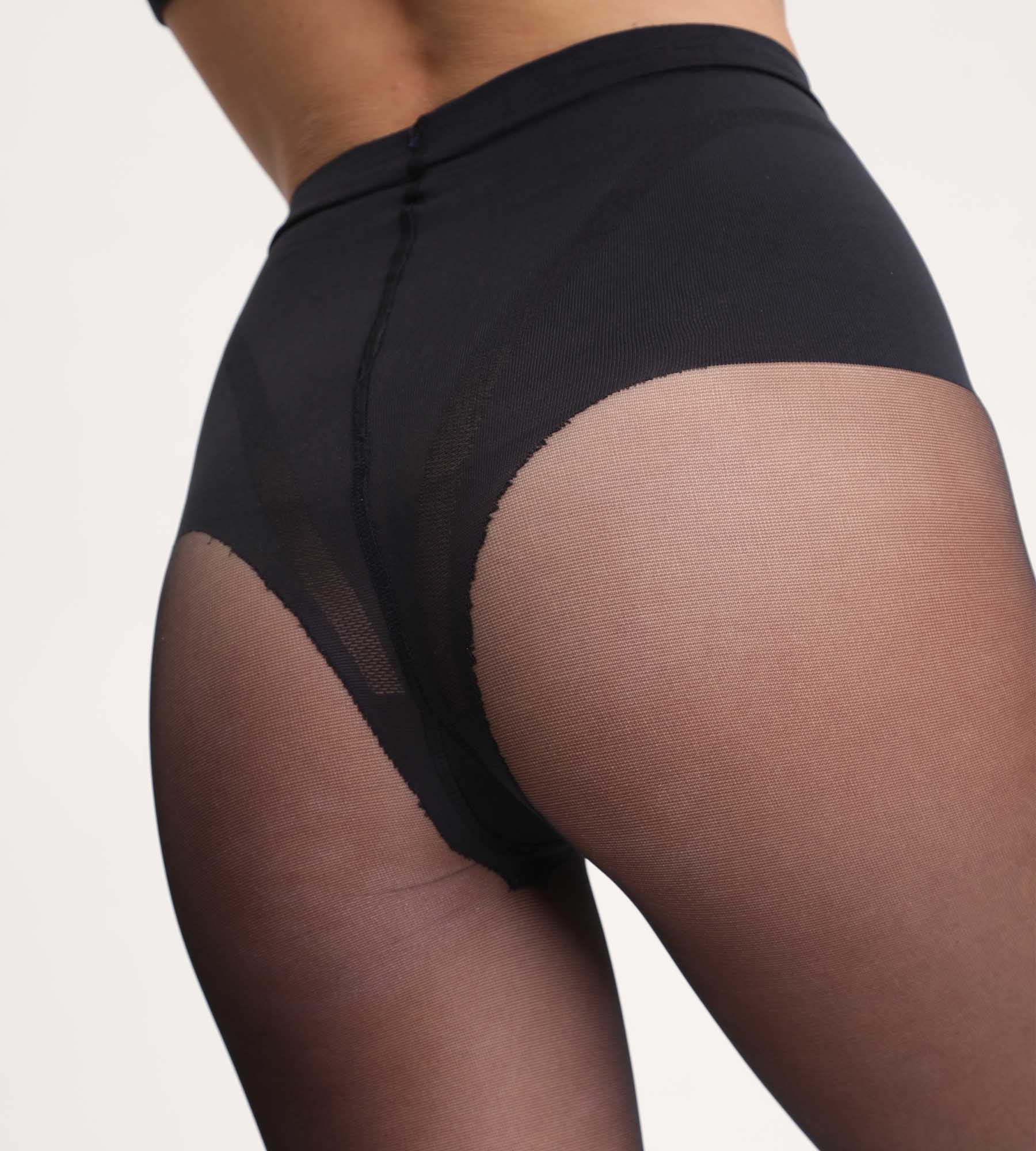 DIM Collant Diam's Nero Pancia Piatta 25D