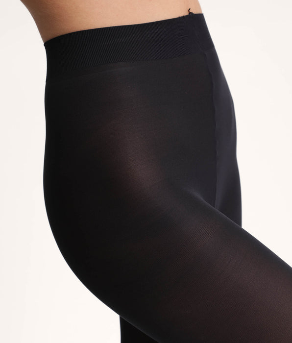 DIM Collant stile 50D in velluto nero coprente
