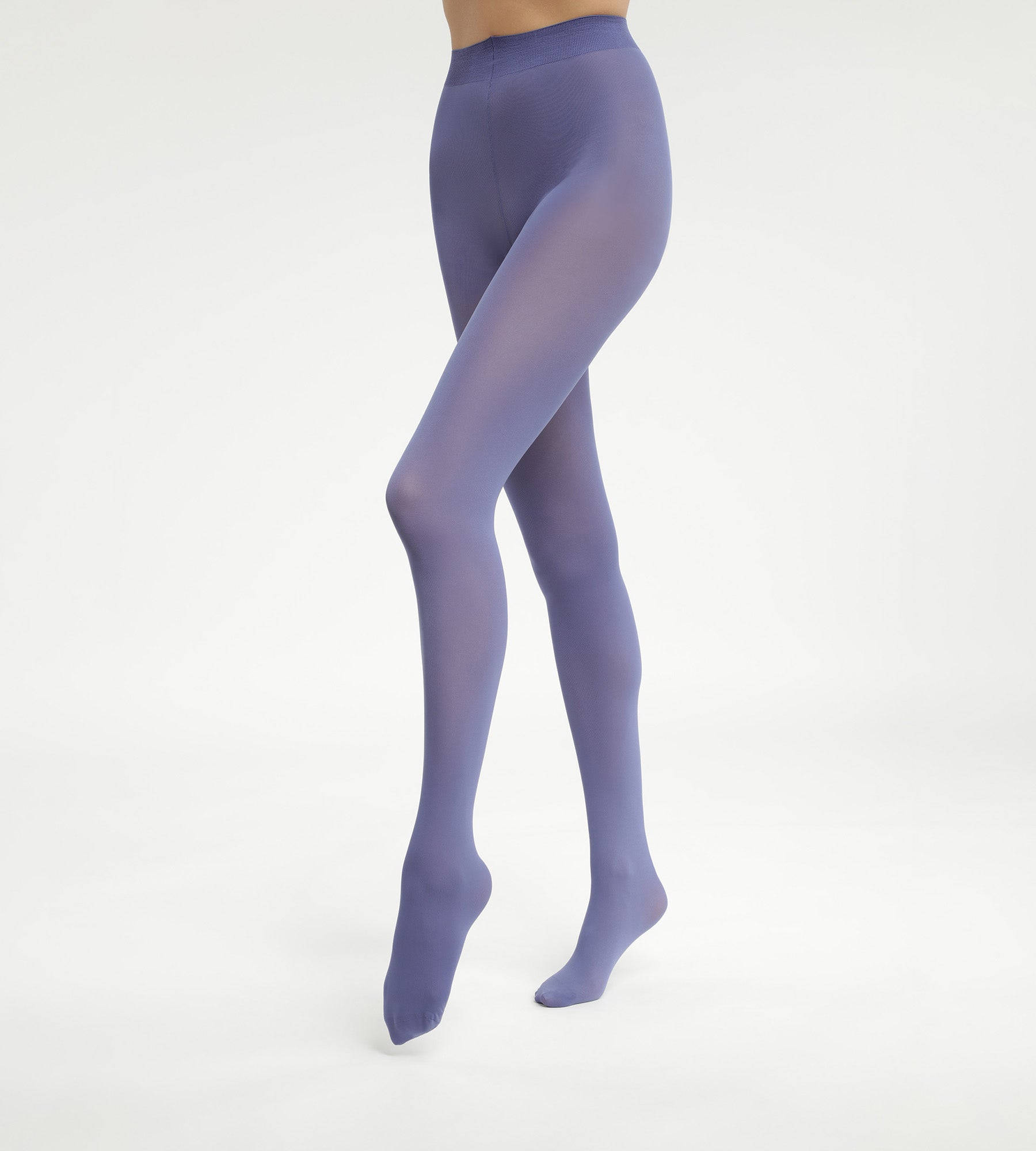 DIM Dim Collant coprente in microfibra 50D blu notte
