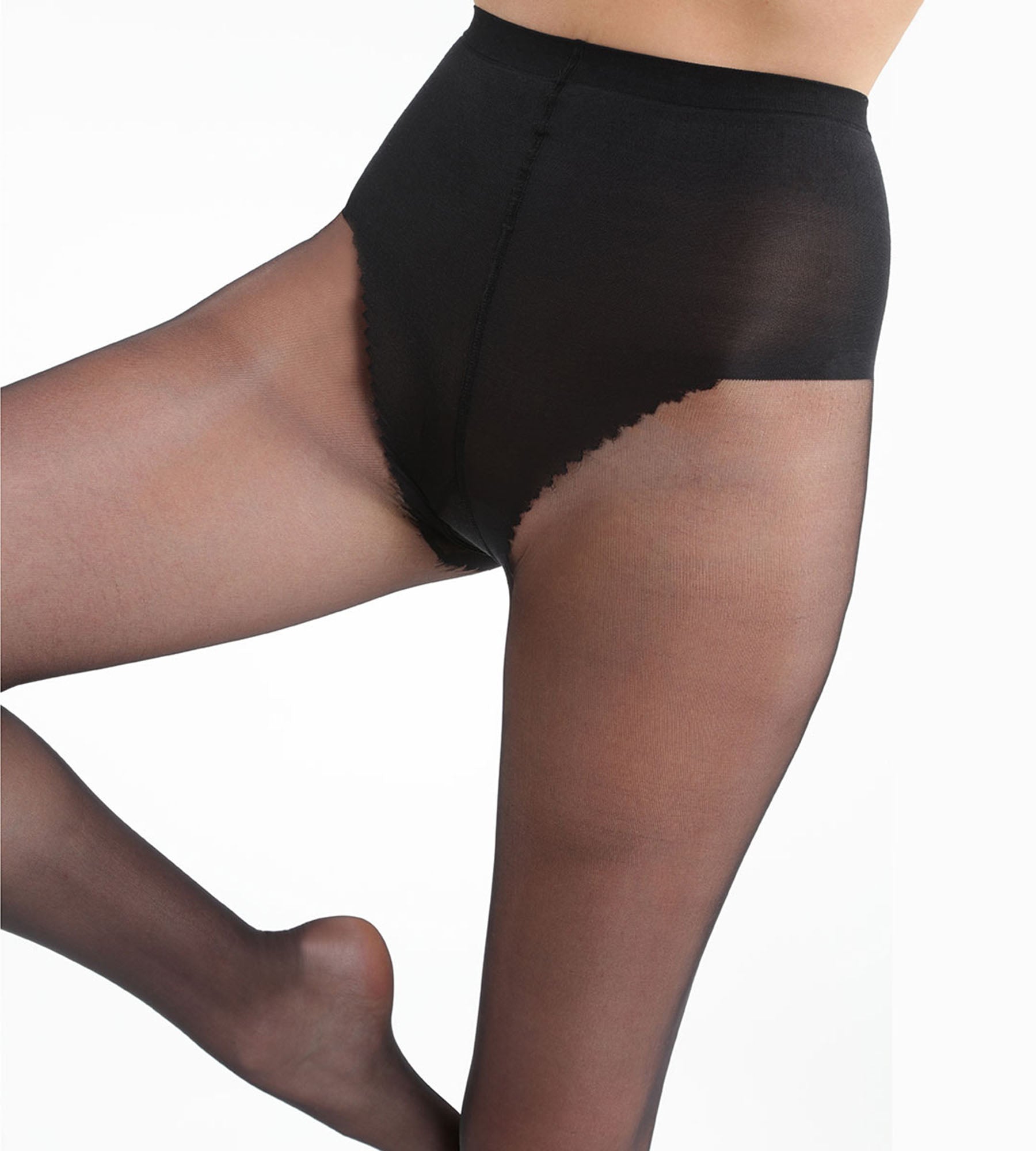 DIM Collant nero Sublim Pancia Piatta 15D
