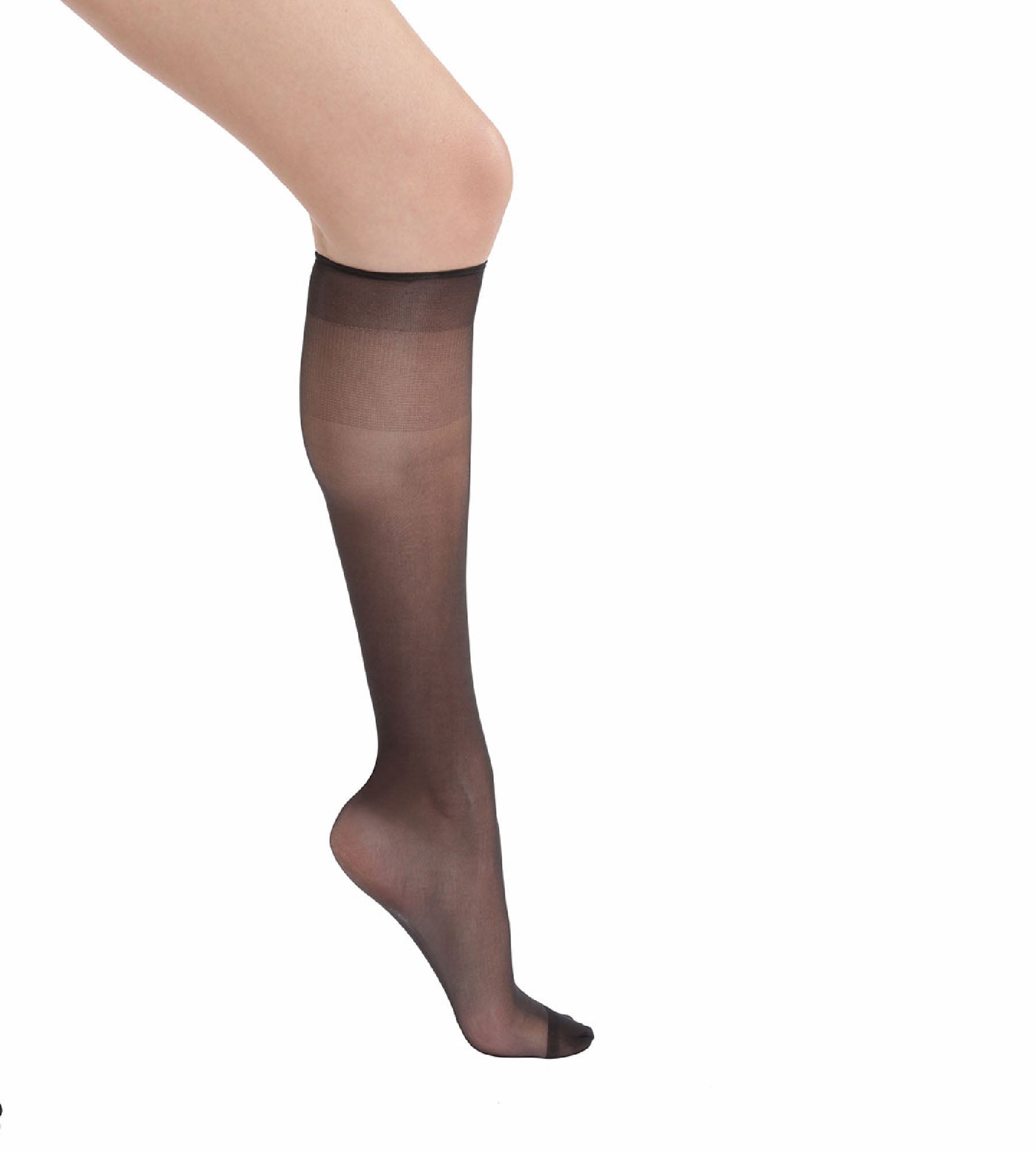 DIM Pacco da 2 gambaletti Sublim Voile Brillant 15D neri