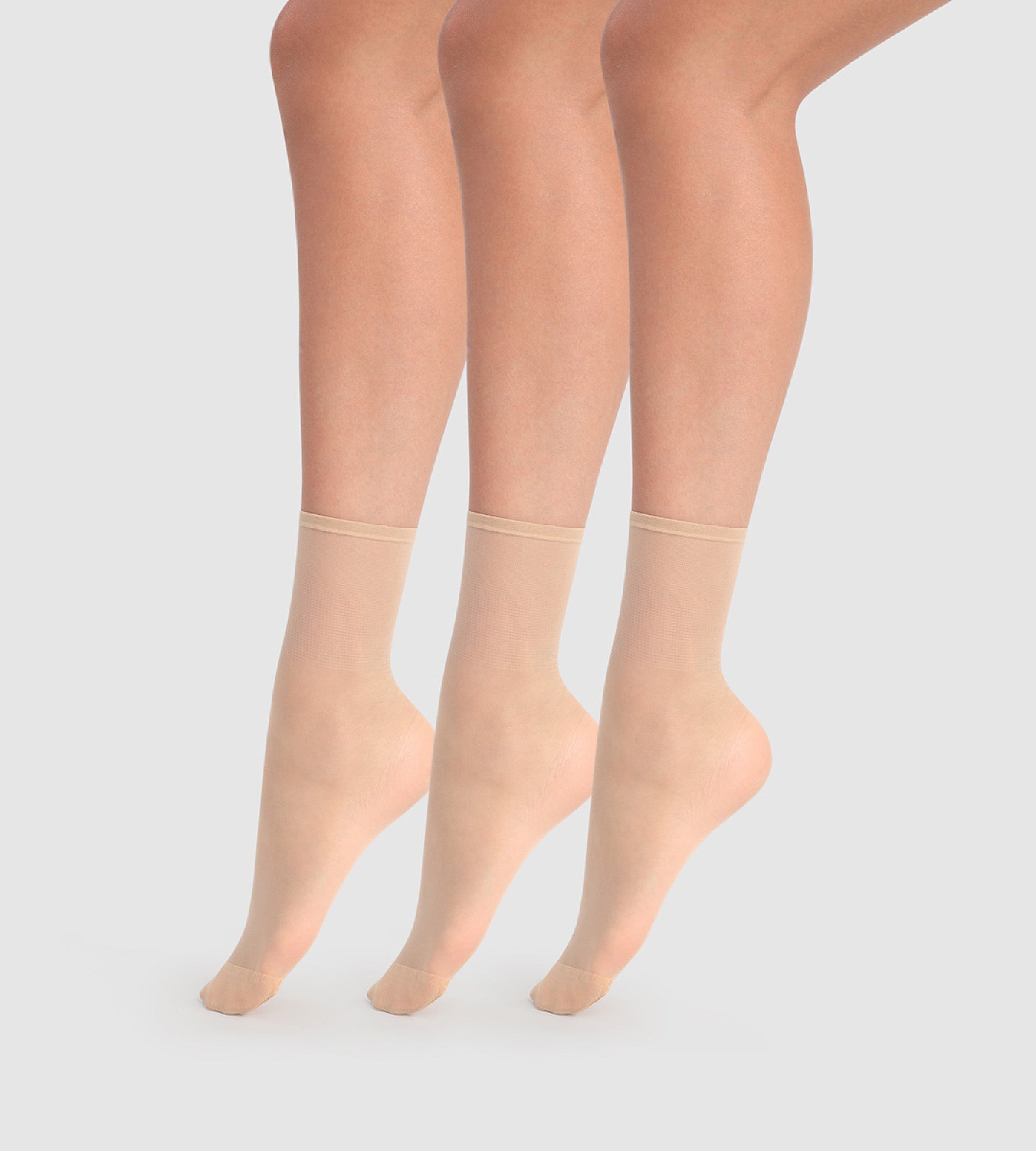 DIM Pacco da 3 Beauty Resist 20D calze trasparenti Capri