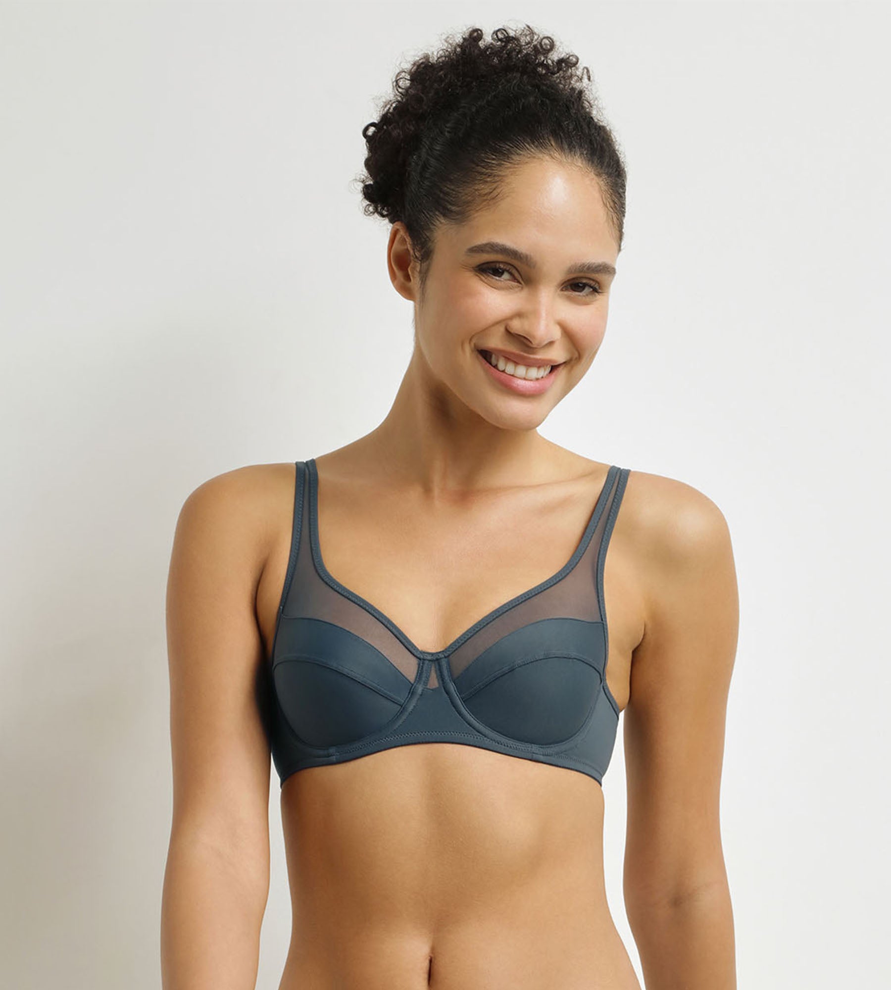 DIM Reggiseni con ferretto Generous verde abete