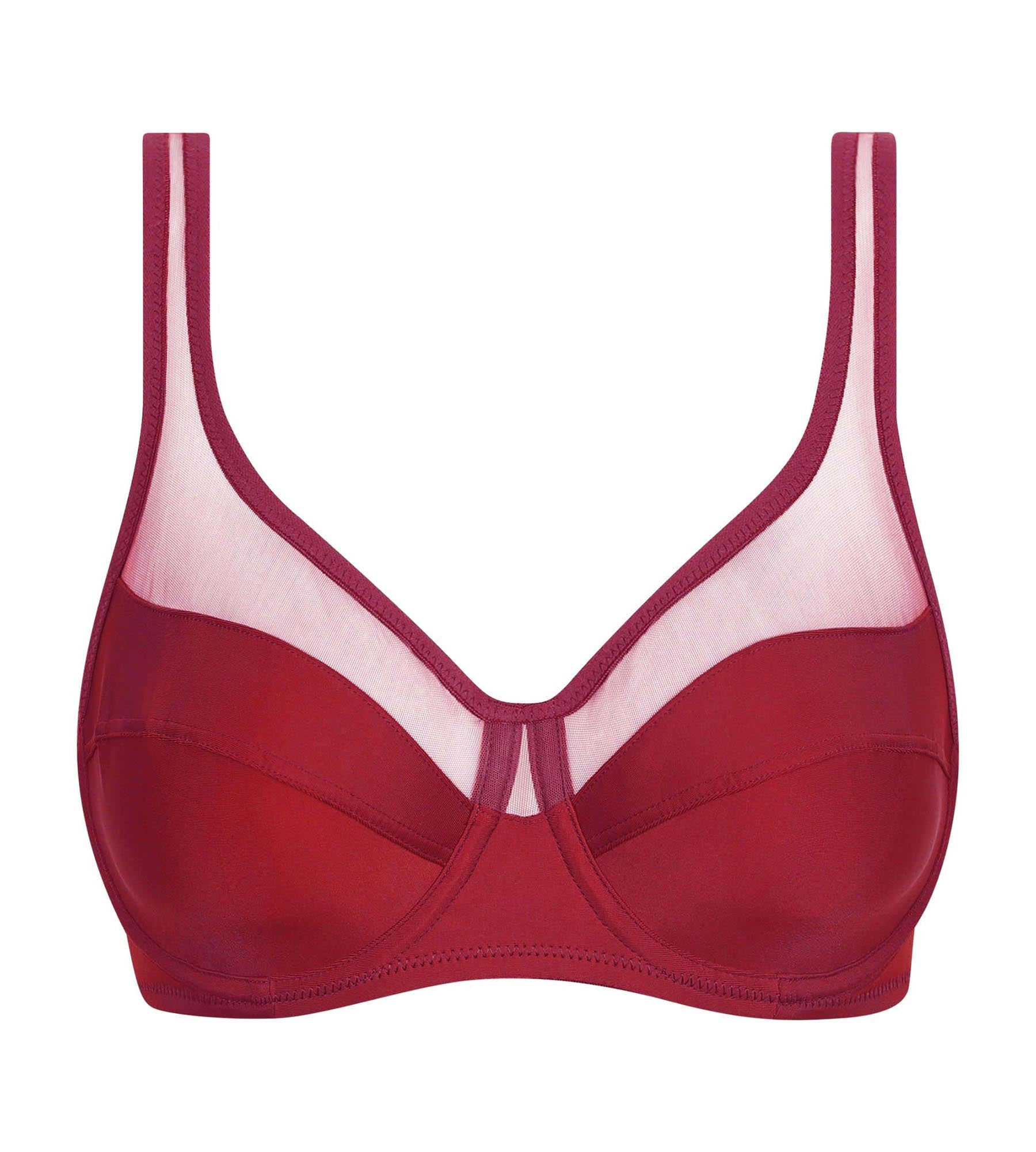 DIM Reggiseno push-on in microfibra e tulle Poppy Dim Generous