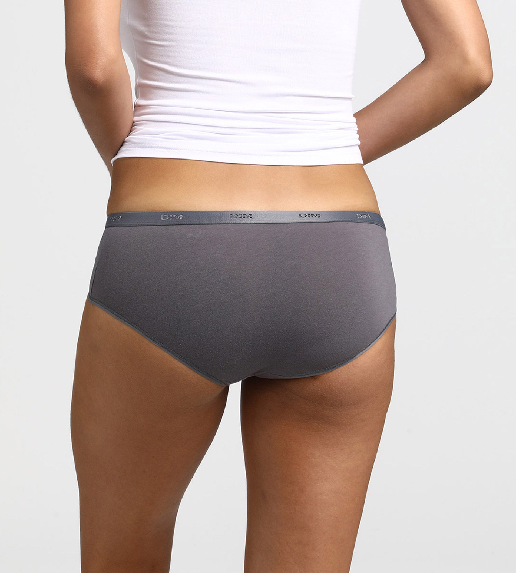 DIM Pacco da 3 boxer color tortora, rosa e grigio Les Pockets EcoDIM