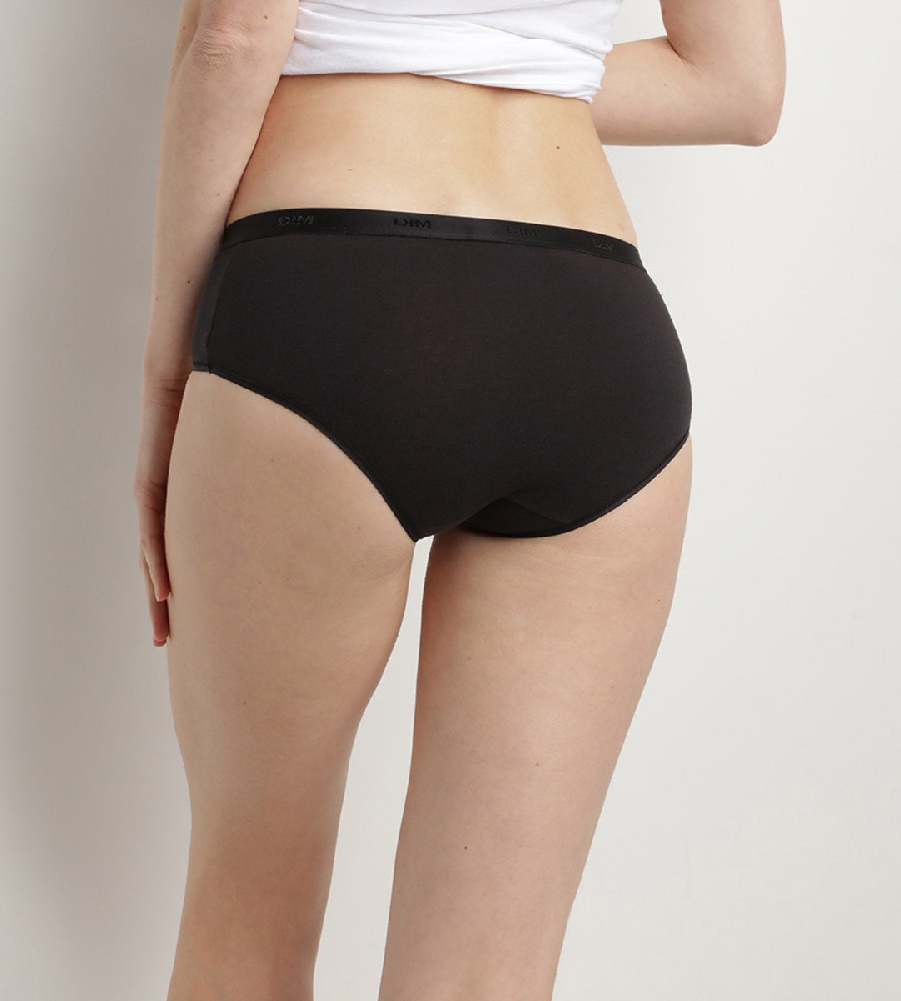 DIM Pacco da 5 boxer donna in cotone elasticizzato Les Pockets Ecodim