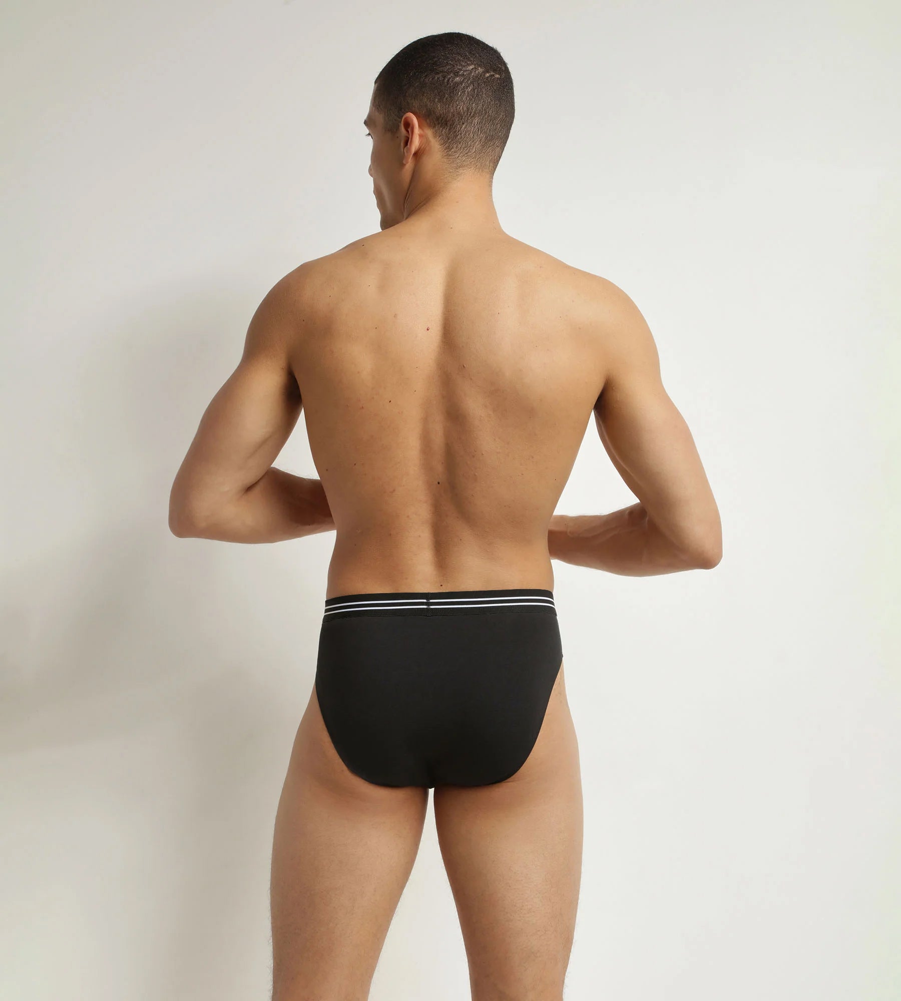 DIM Slip EcoDim uomo nero in cotone elasticizzato Pacco da 4 pezzi