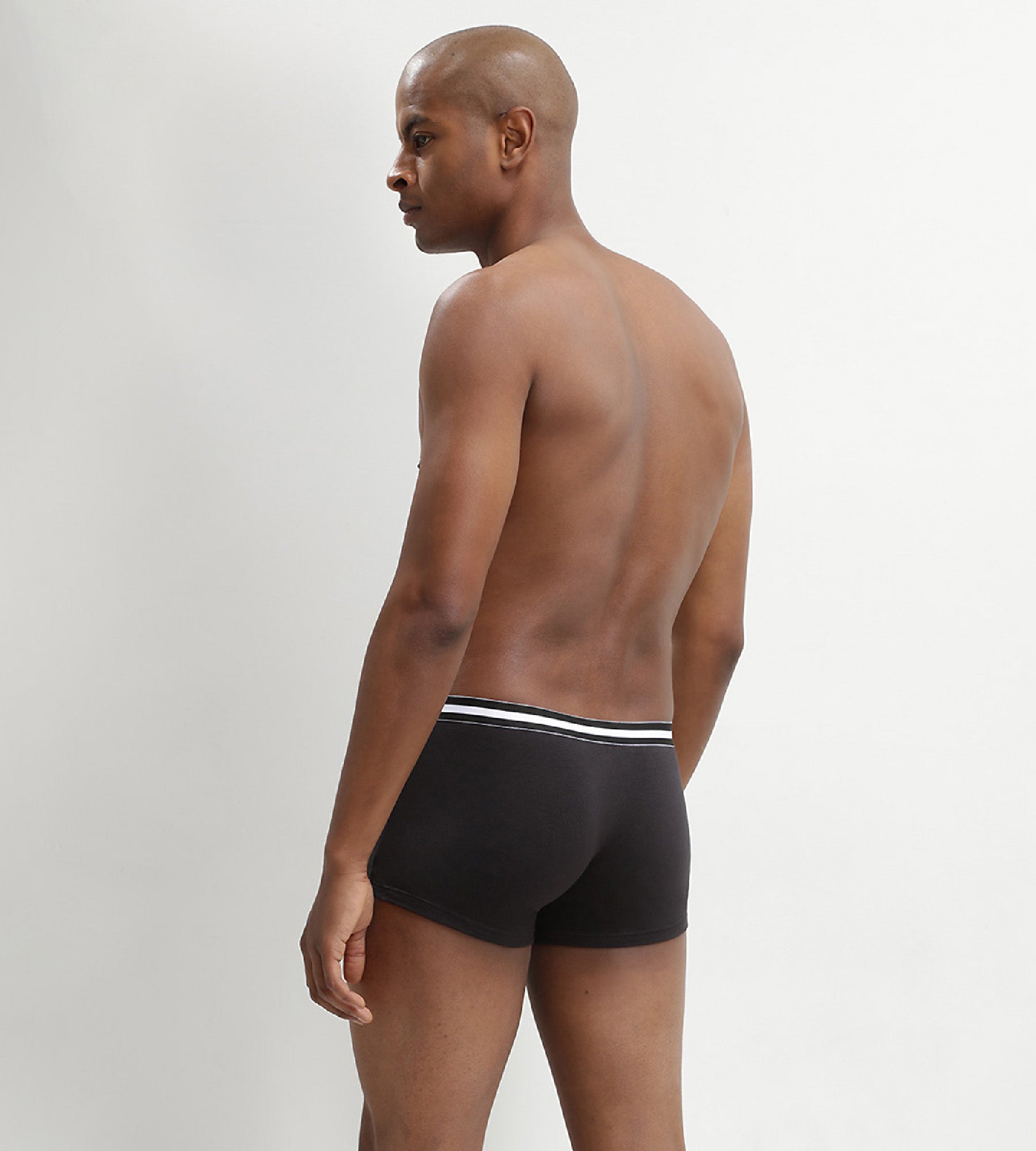 DIM Pacco da 2 boxer neri in cotone elasticizzato EcoDIM