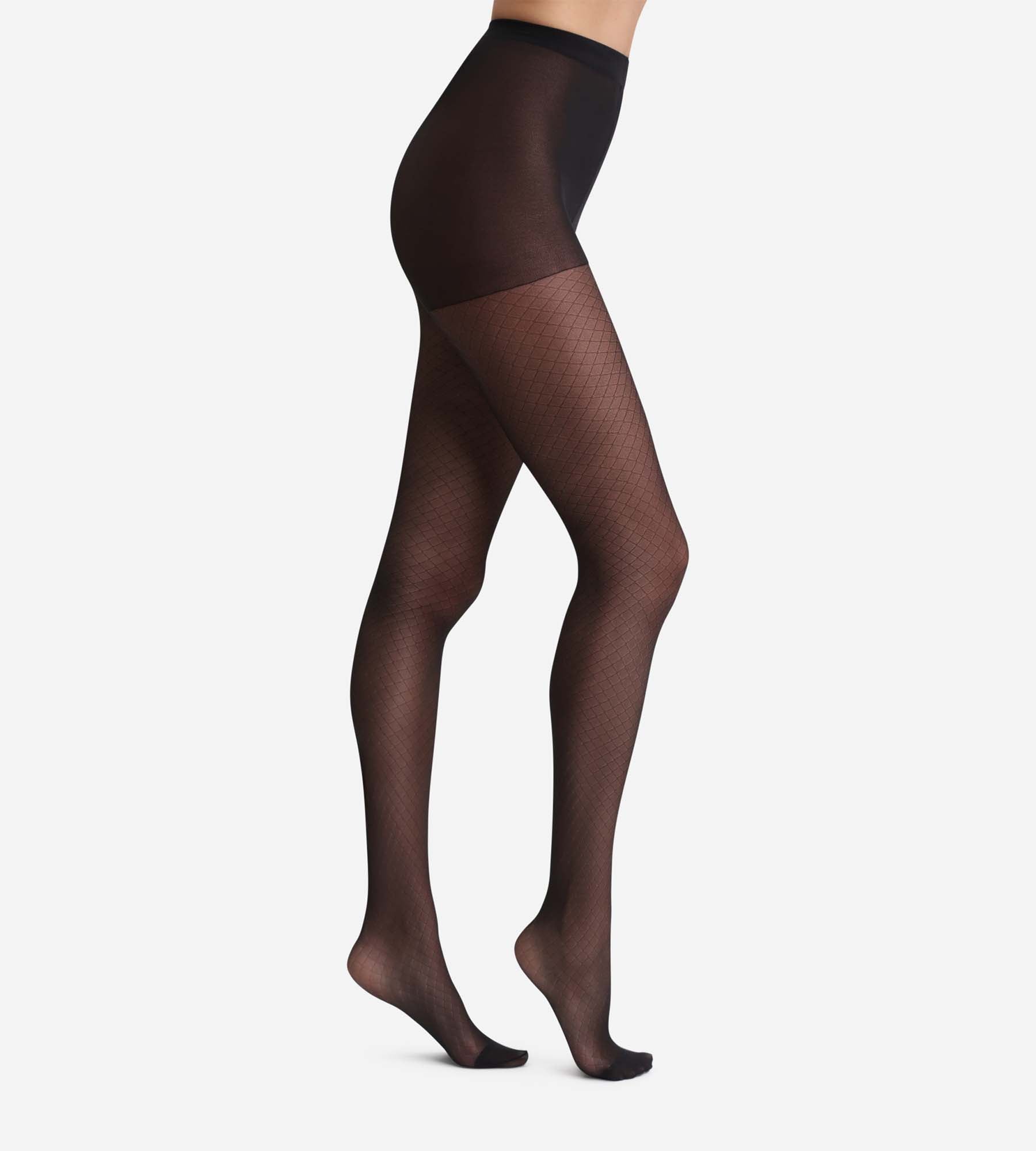 DIM Collant a rete Illusion nero Dim Style
