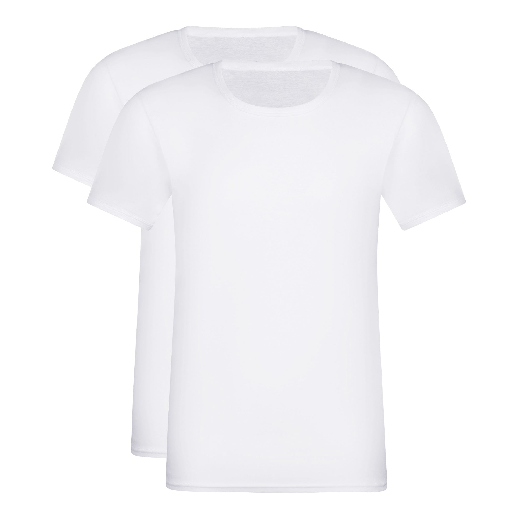 DIM Pacco da 2 t-shirt EcoDim Uomo in cotone bianco a girocollo