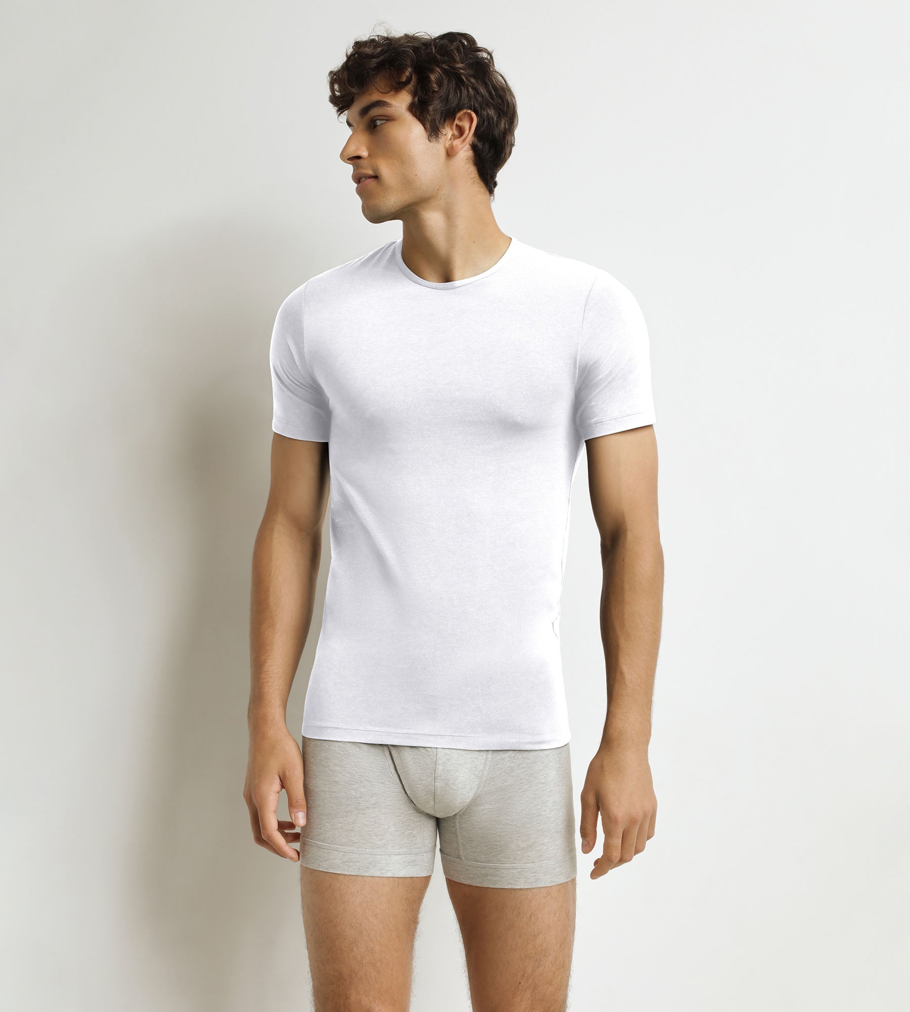 DIM T-shirt uomo a maniche corte Bianco Dim Thermal