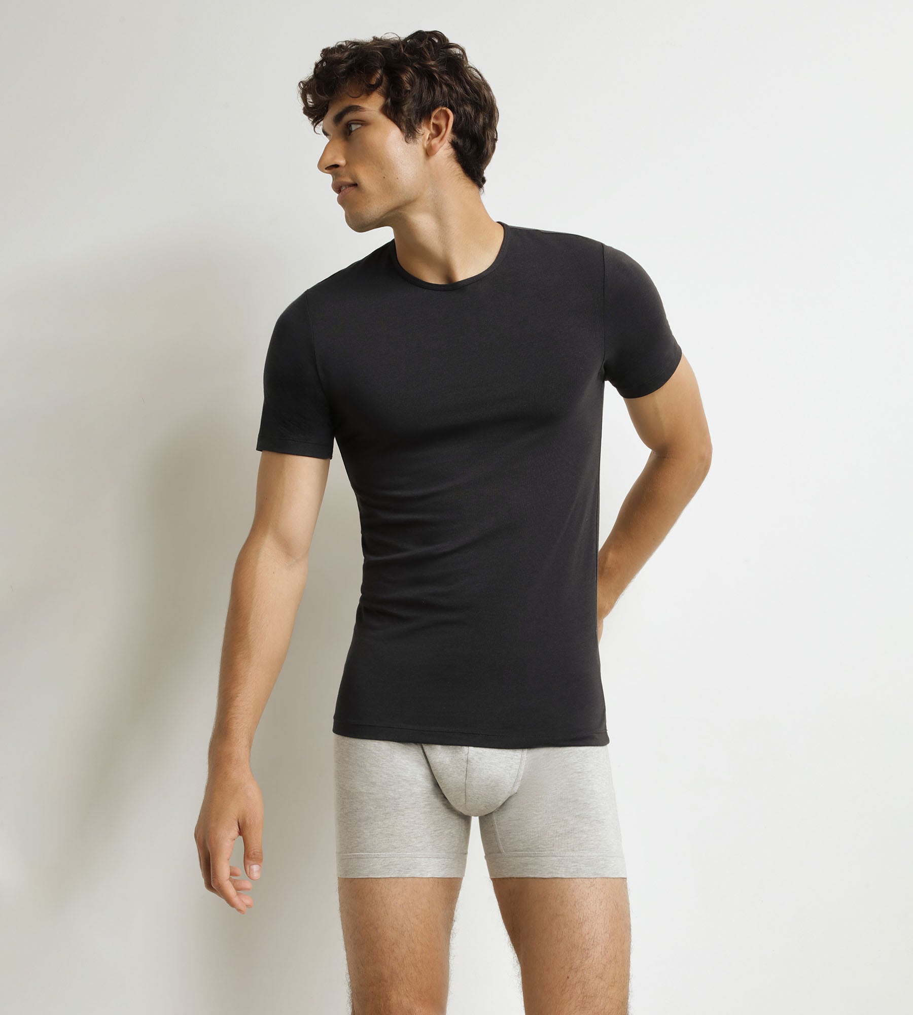 DIM T-shirt a maniche corte Uomo Nero Dim Thermal
