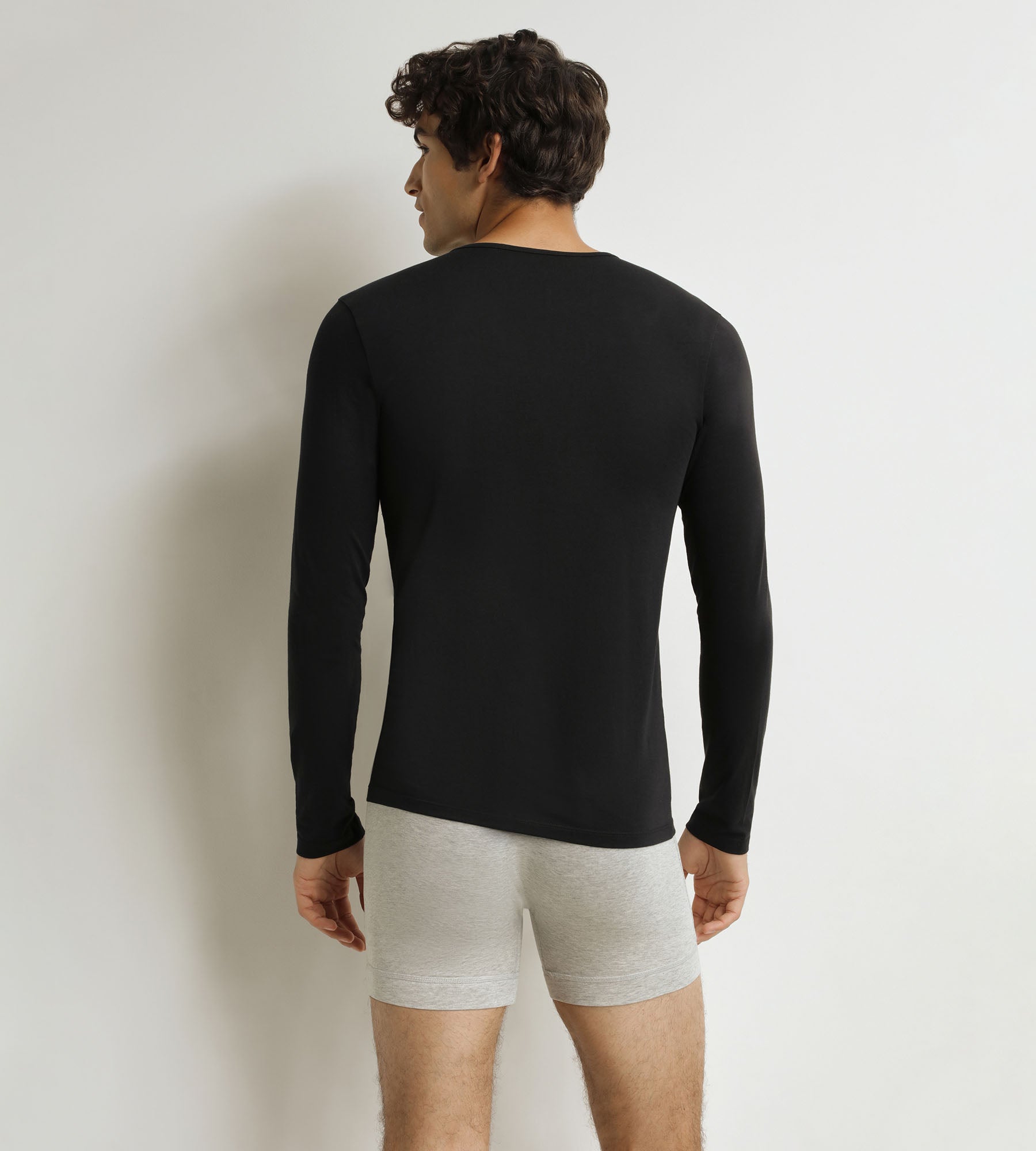 DIM T-shirt Uomo a maniche lunghe Nero Dim Thermal