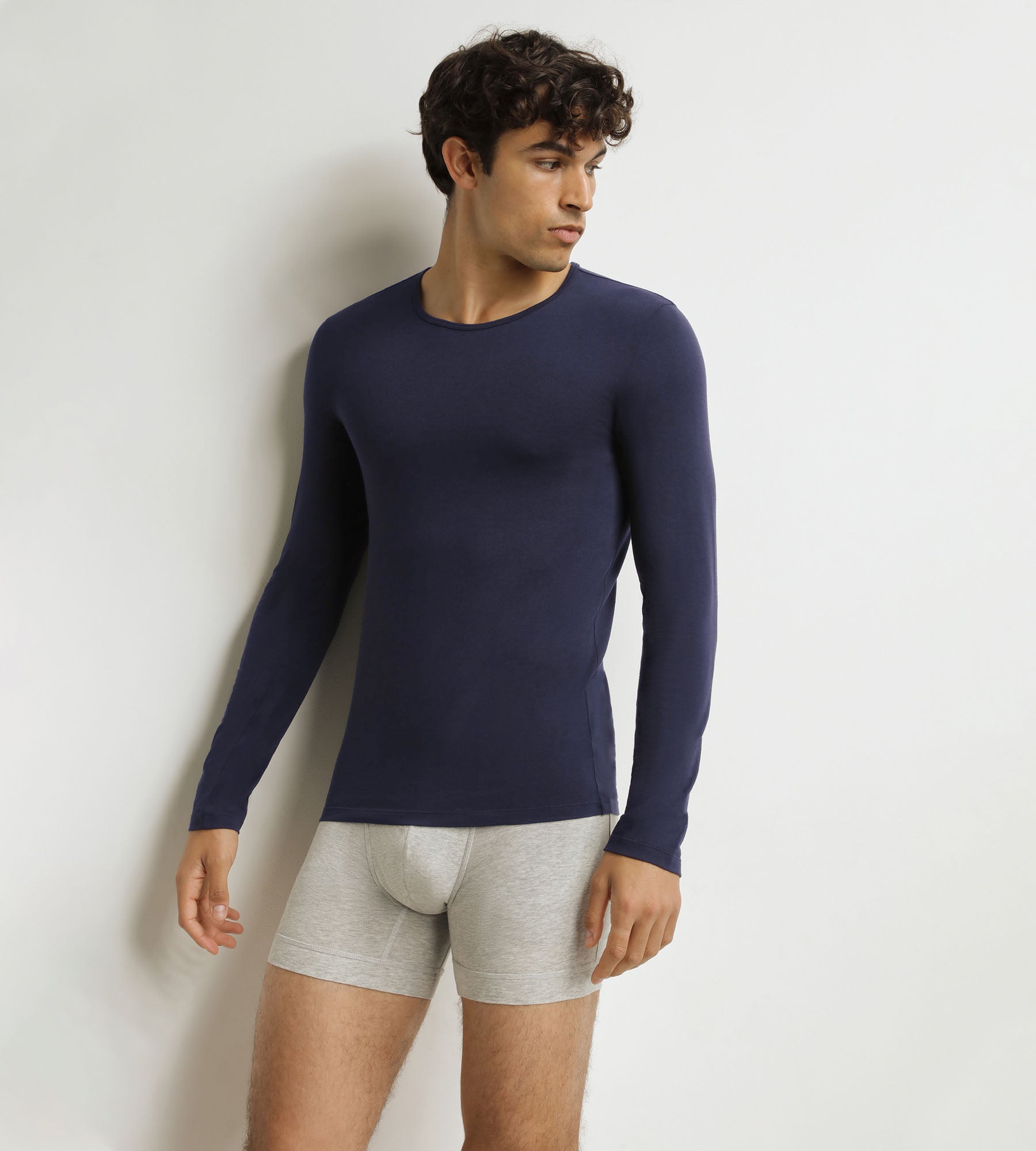 DIM T-shirt da uomo a maniche lunghe Blu Dim Thermal