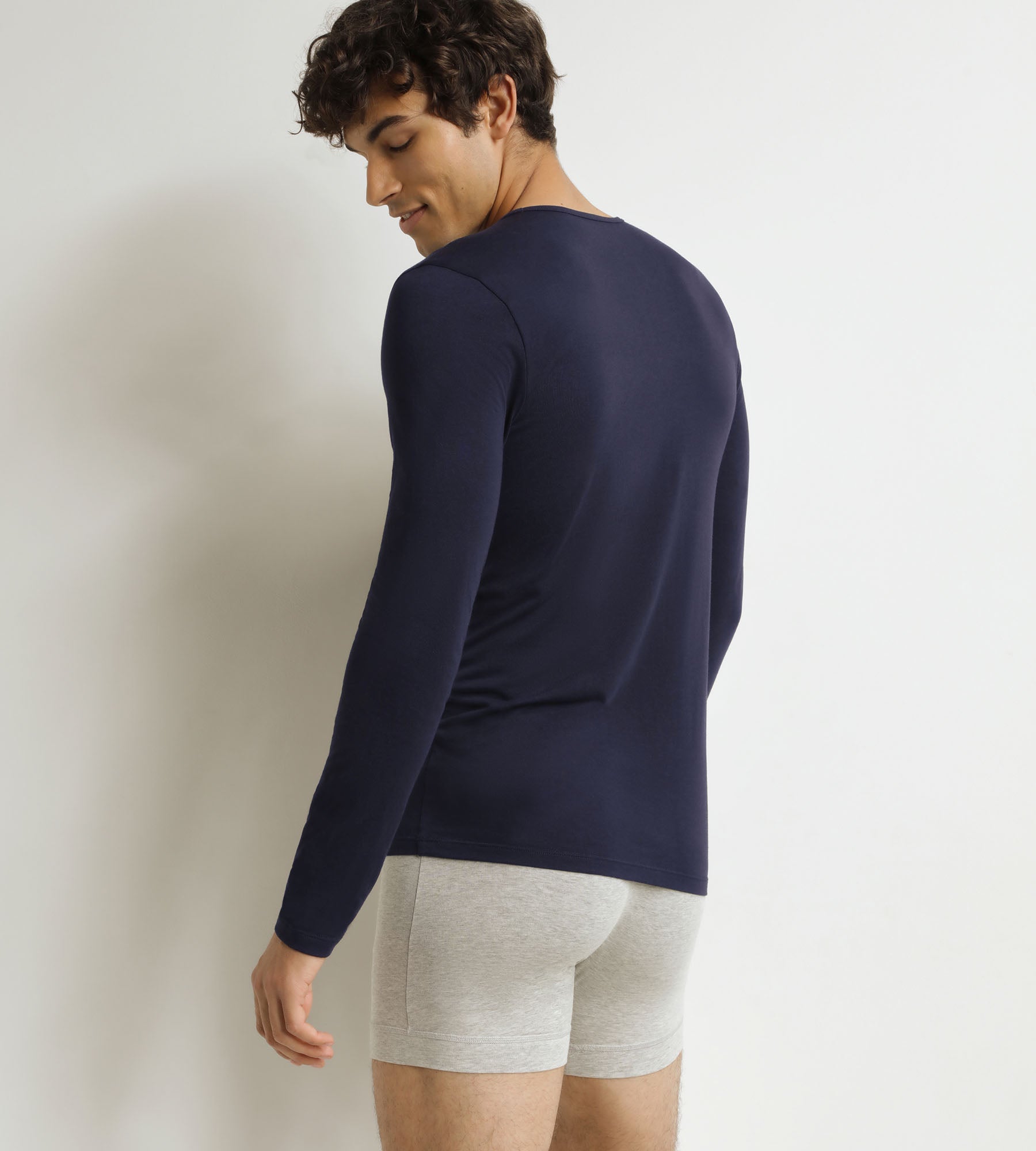 DIM T-shirt da uomo a maniche lunghe Blu Dim Thermal