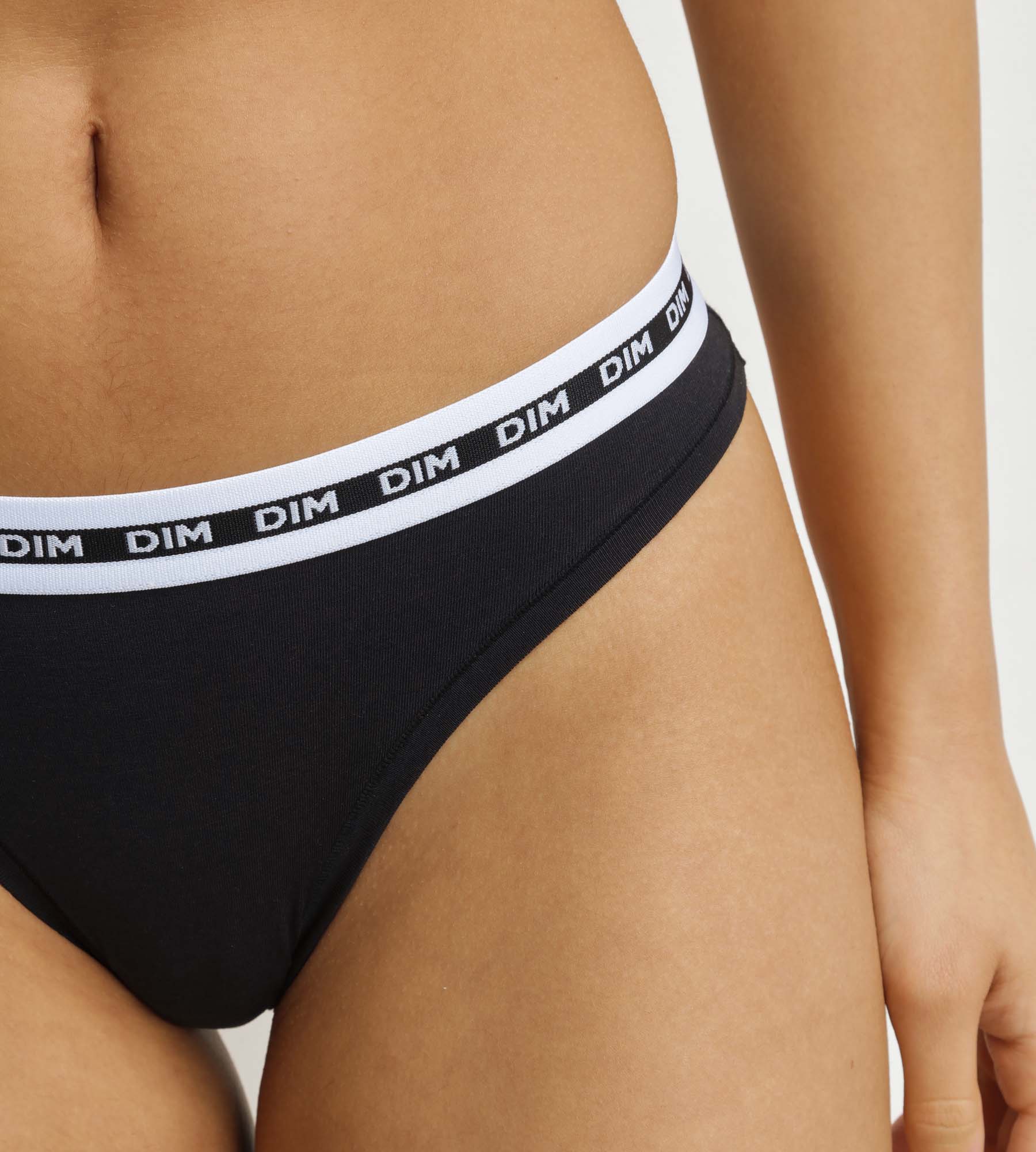 DIM Slip donna sgambatura Nero DIM Icons