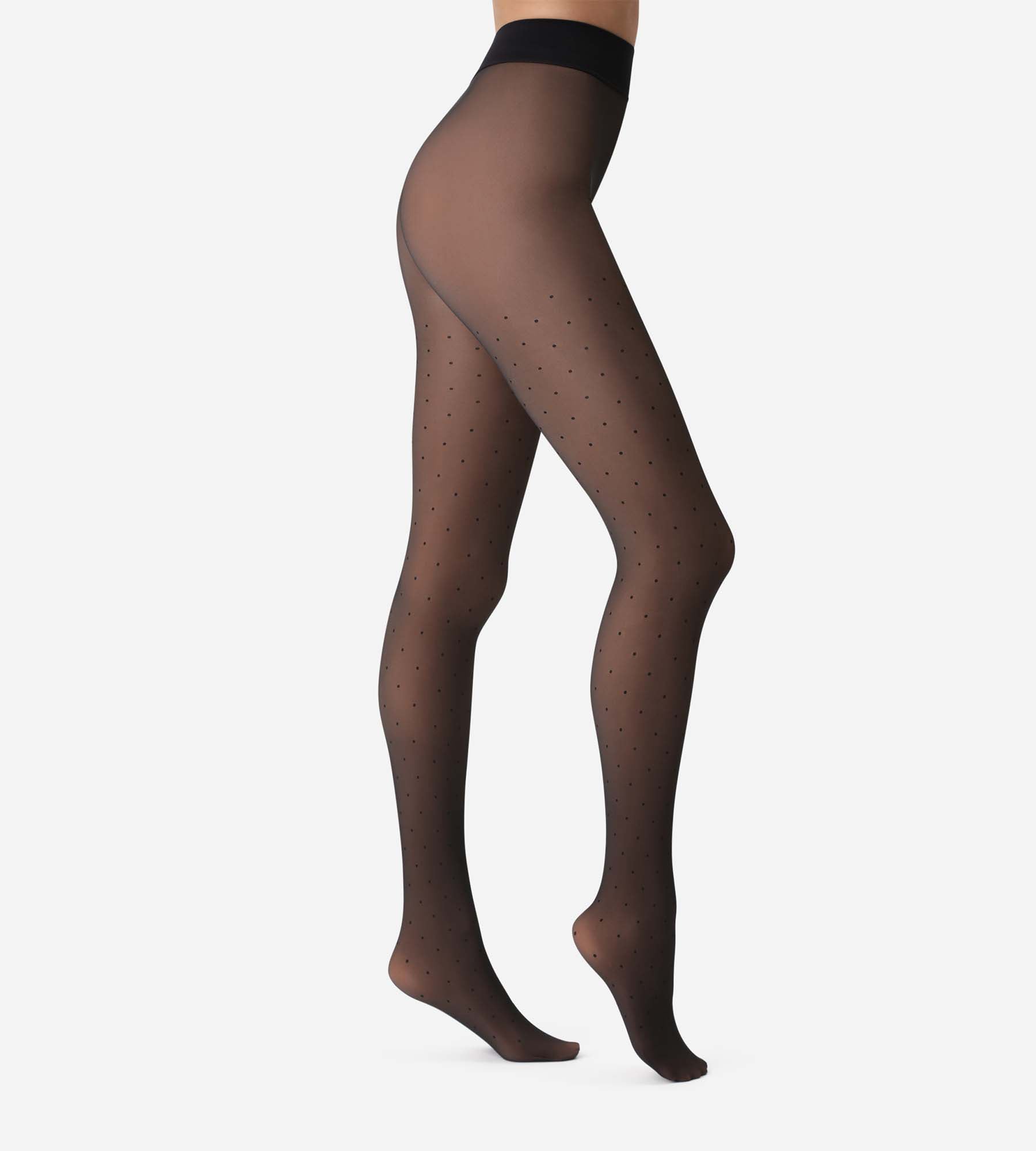 DIM Collant caldo nero trasparente con Thermo Dots.