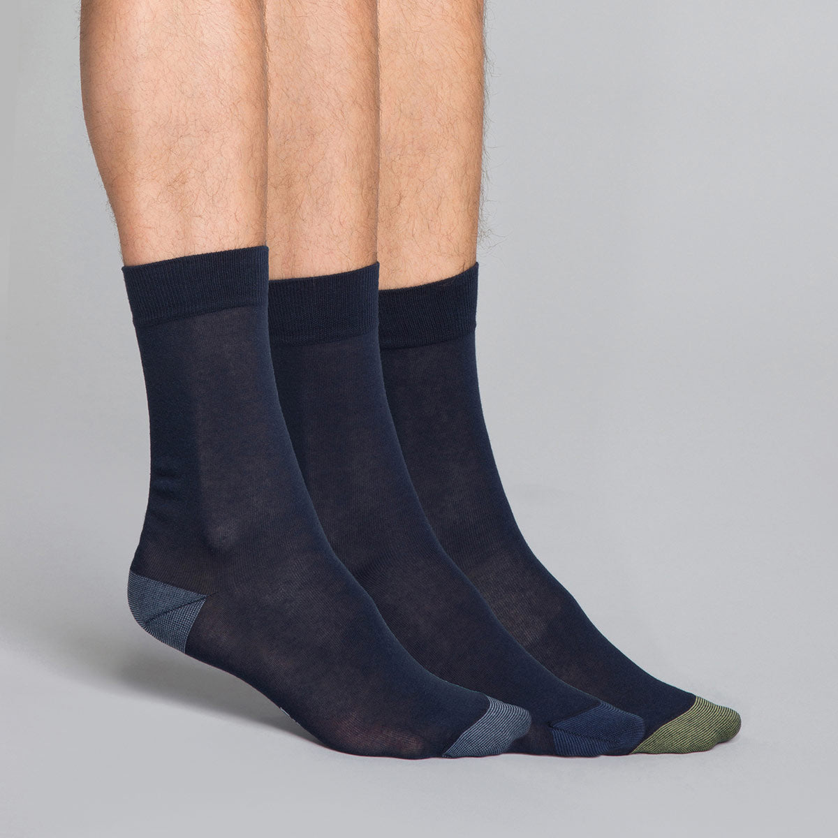 DIM Pacco da calze 3 blu scuro Mix & Match