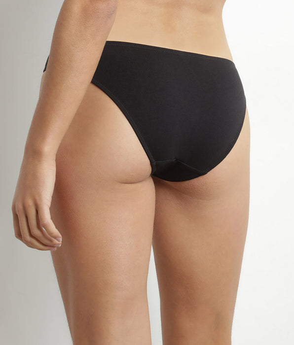 DIM Slip da donna in cotone nero Dim Daily