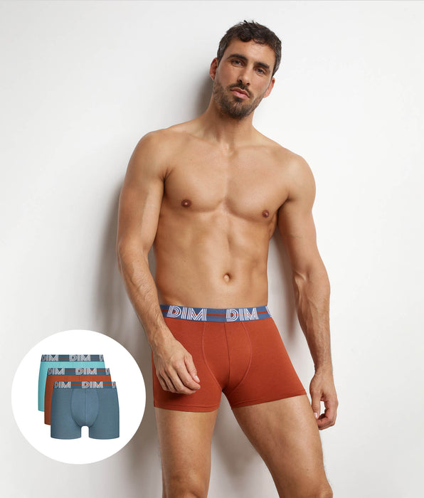 DIM Pacco da 3 boxer da uomo neri con cintura grafica Cosmos Powerful