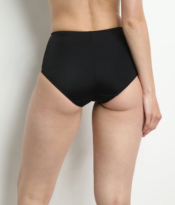 DIM Dim Silhouette Essentiel Nero slip a vita alta Pancia Piatta