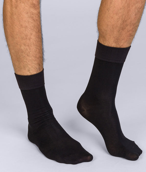 DIM Pacco da calze Soft Touch nero da uomo in 2 pezzi