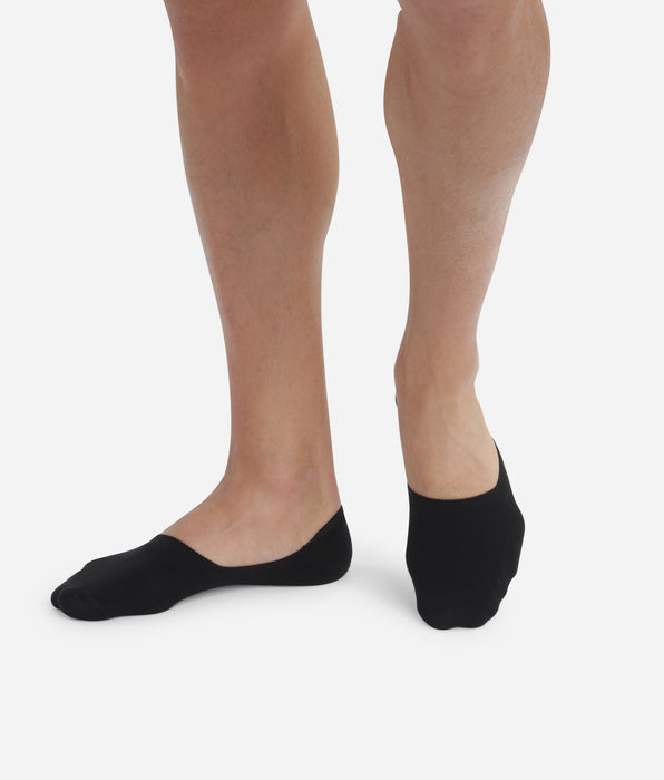 DIM Pacco da 2 protezioni per piedi da uomo in cotone nero