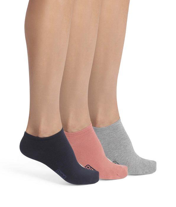 DIM Pacco da 3 fantasmini da uomo in cotone rosa marina Dim